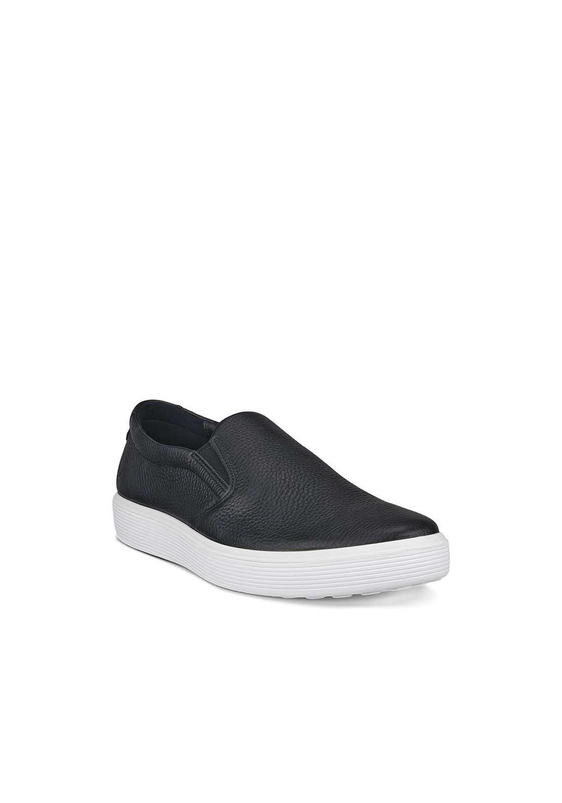 Ecco Soft 60 Casual Slip On Shoe - Black 1 Shaws Department Stores