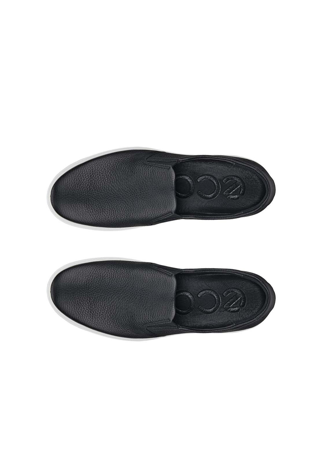 Ecco Soft 60 Casual Slip On Shoe - Black 3 Shaws Department Stores