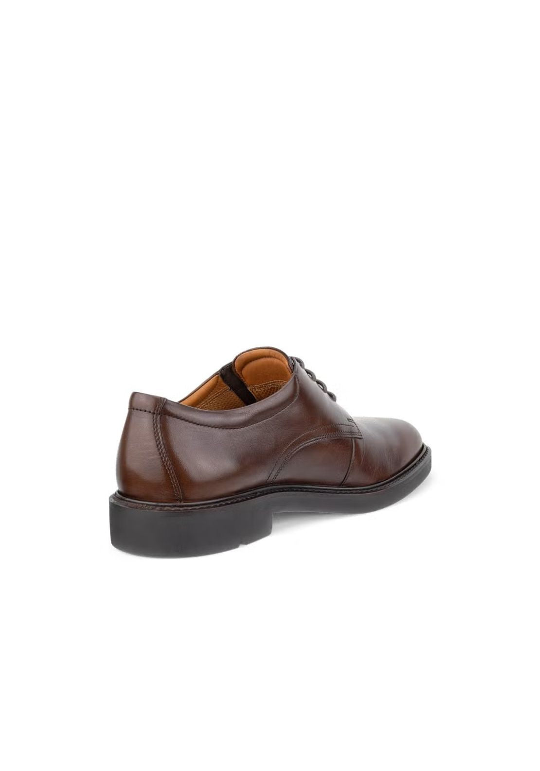 Ecco Metropole London Formal Lace Shoe - Cocoa Brown 3 Shaws Department Stores