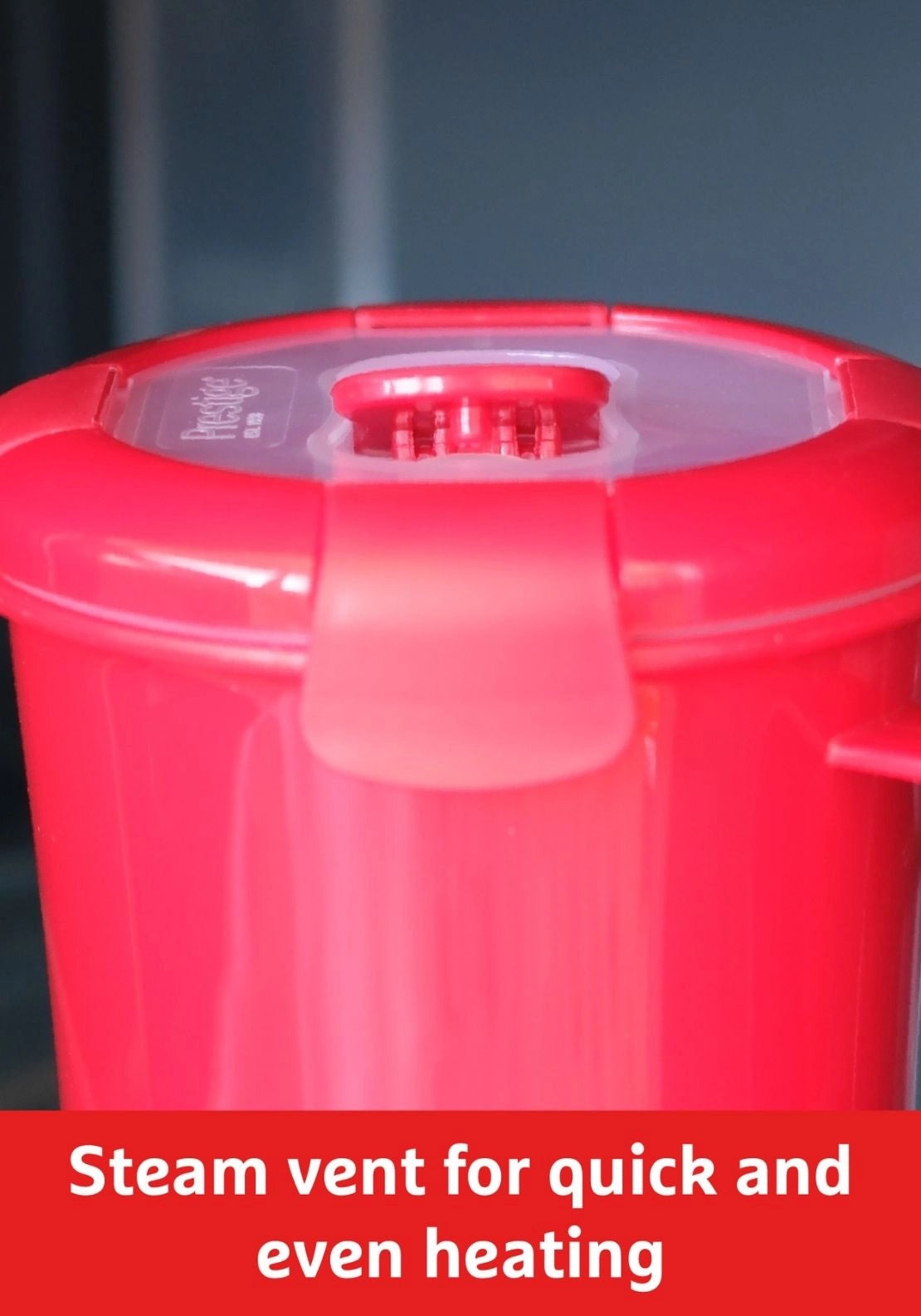 Prestige Good2Heat Microwave Cookware Soup Mug 683ml - Red 3 Shaws Department Stores
