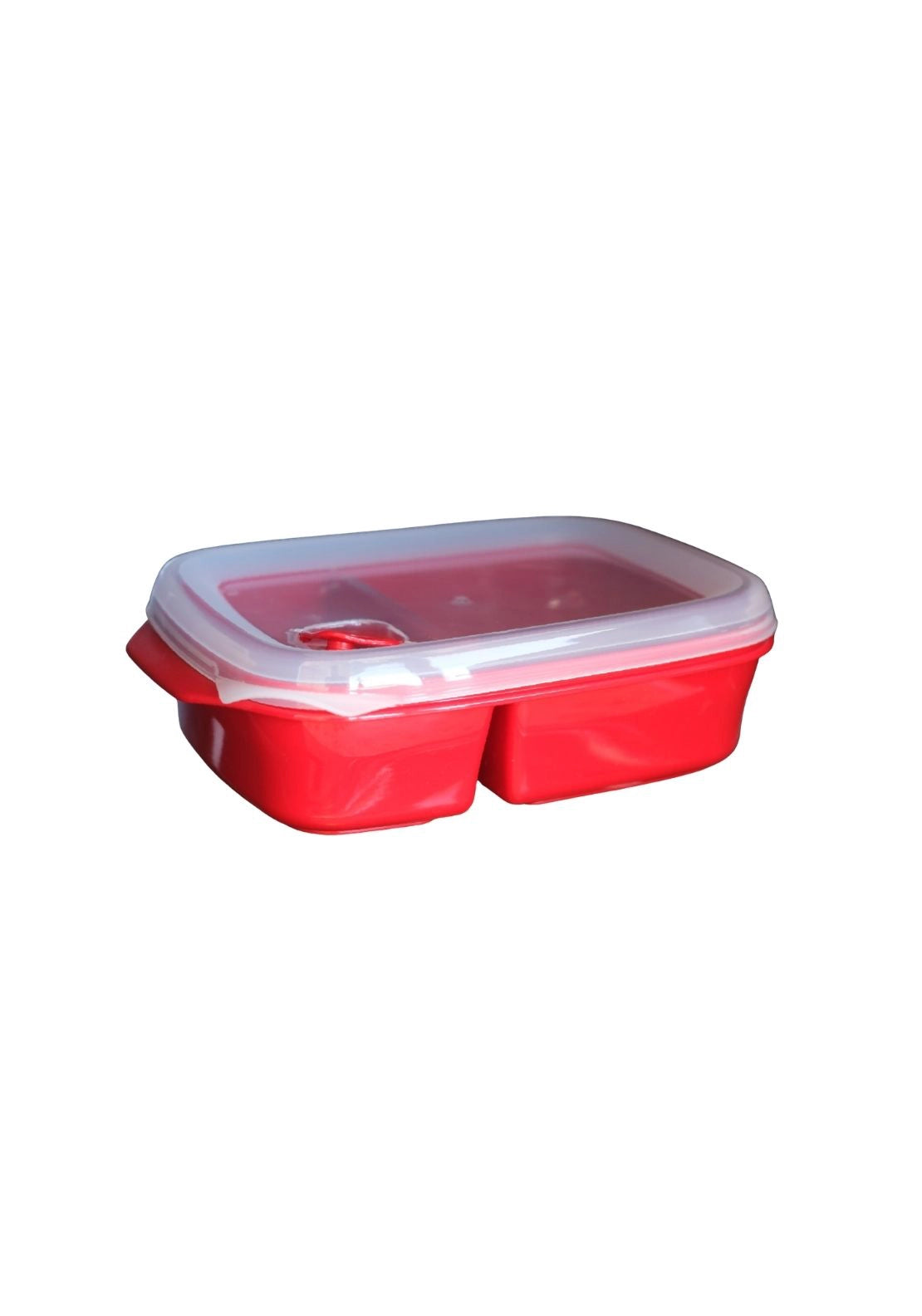 Prestige Good2Heat Microwave Cookware Divided Container 1.3L - Red 1 Shaws Department Stores