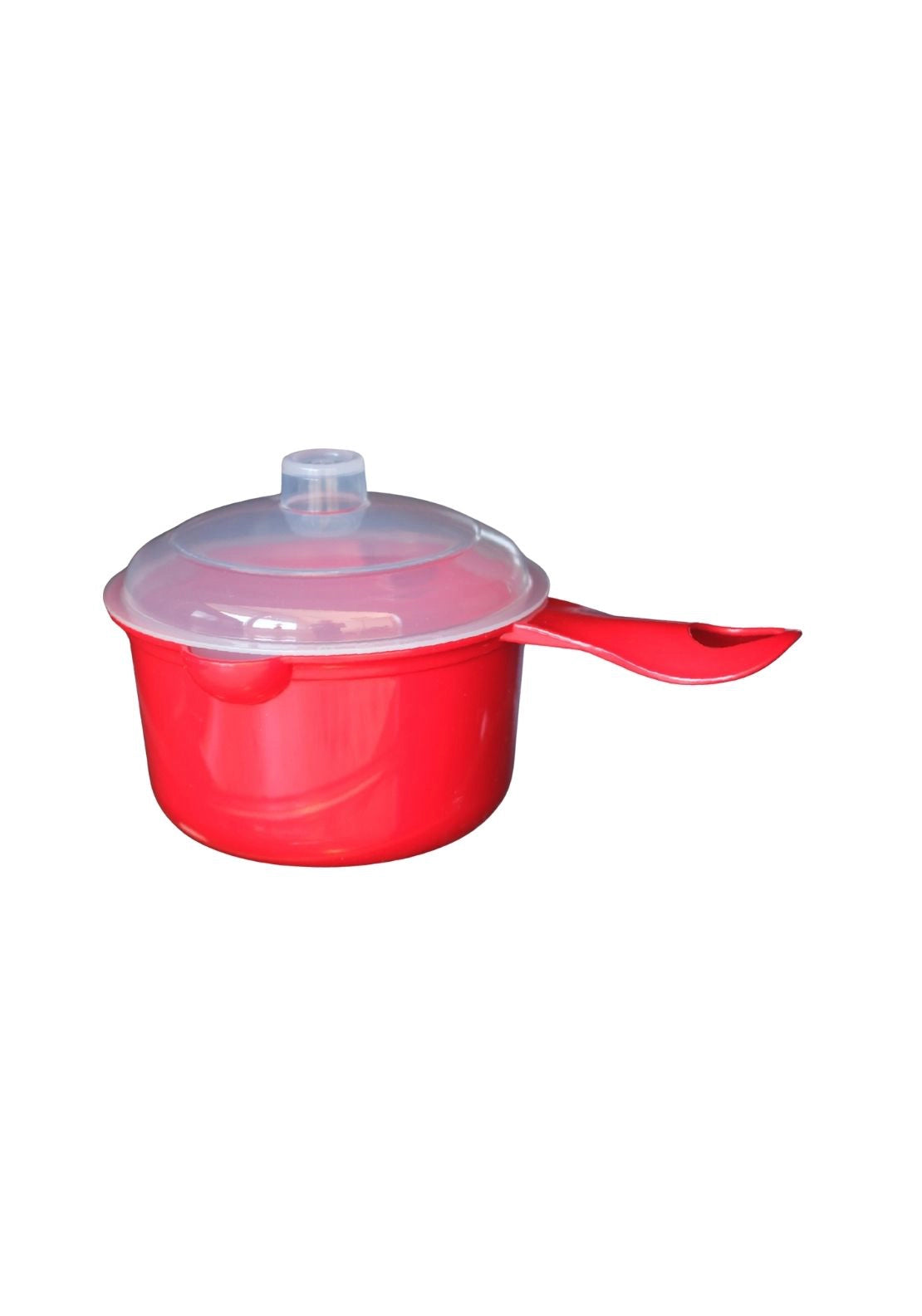 Prestige Good2Heat Microwave Cookware Saucepan &amp; Lid 640ml - Red 1 Shaws Department Stores