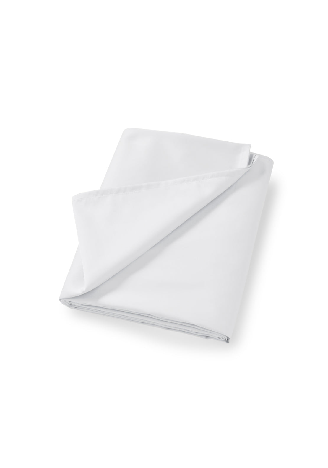 Bianca 100% Cotton Sateen 400 Thread Count Flat Sheet - White 3 Shaws Department Stores