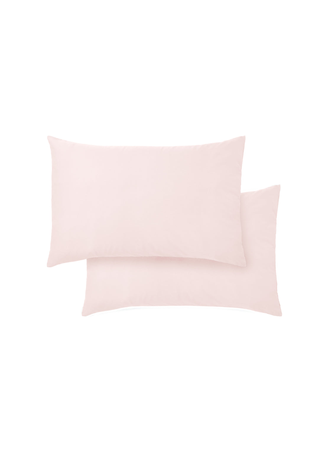 Bianca 100% Cotton Sateen 400 Thread Count Standard Pillowcase Pair - Blush 1 Shaws Department Stores