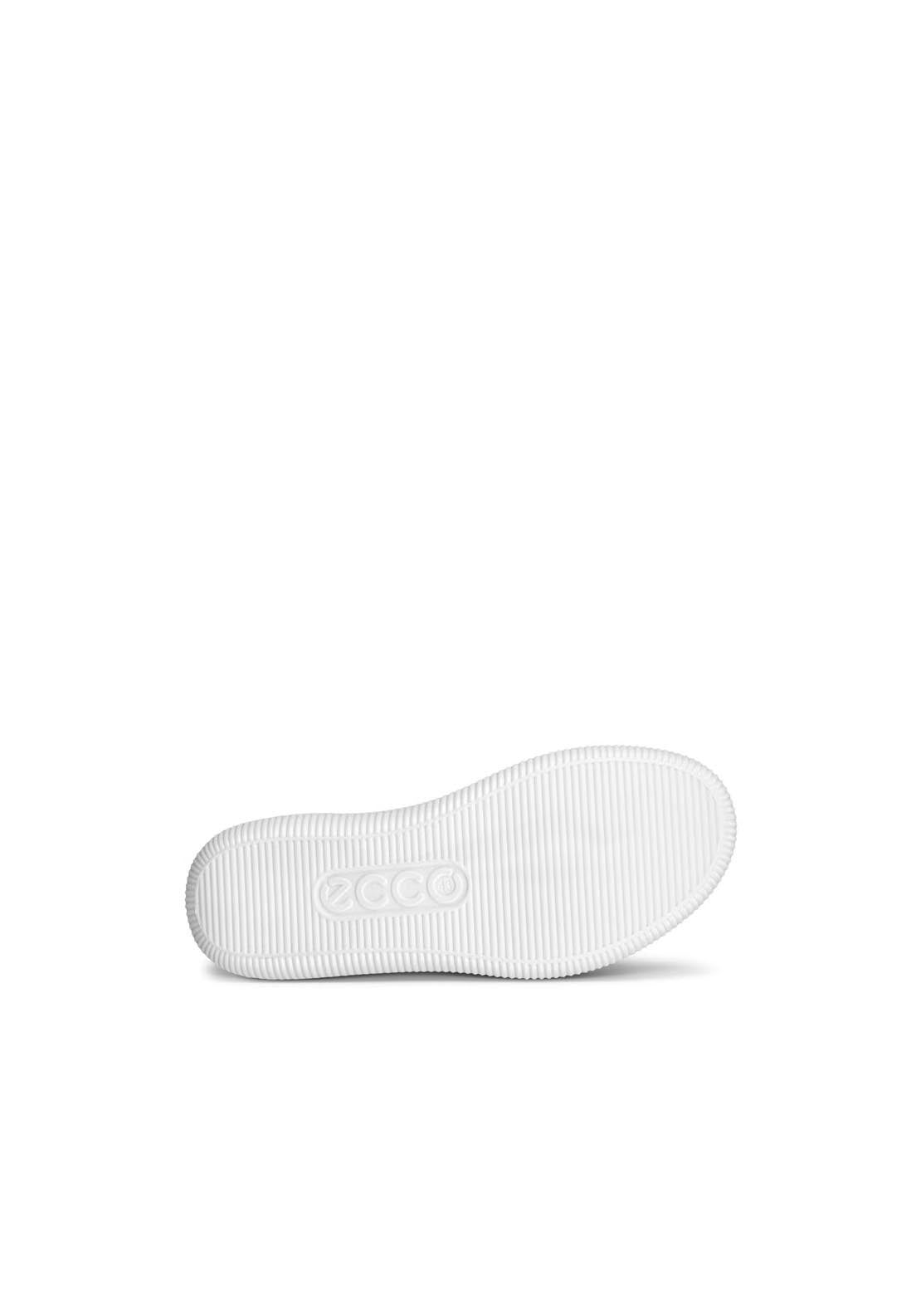 Ecco Soft Zero Casual Lace Shoe - Blue 4 Shaws Department Stores