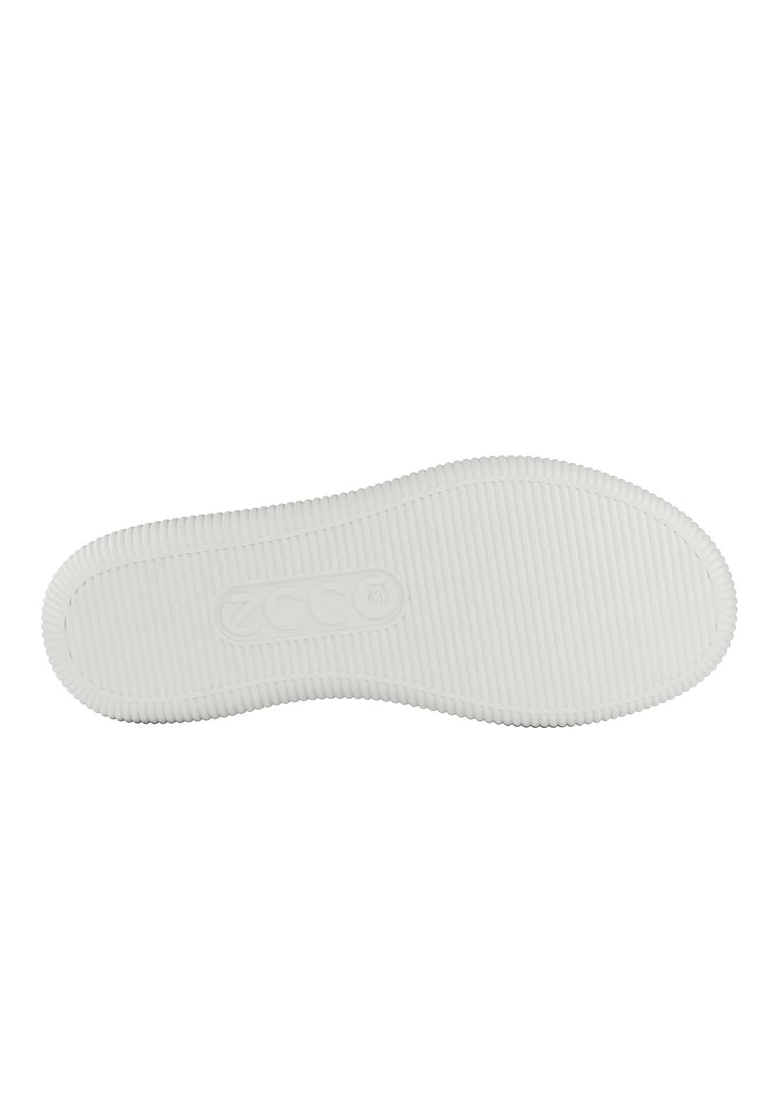 Ecco Soft Zero Casual Lace Shoe - Blue 3 Shaws Department Stores