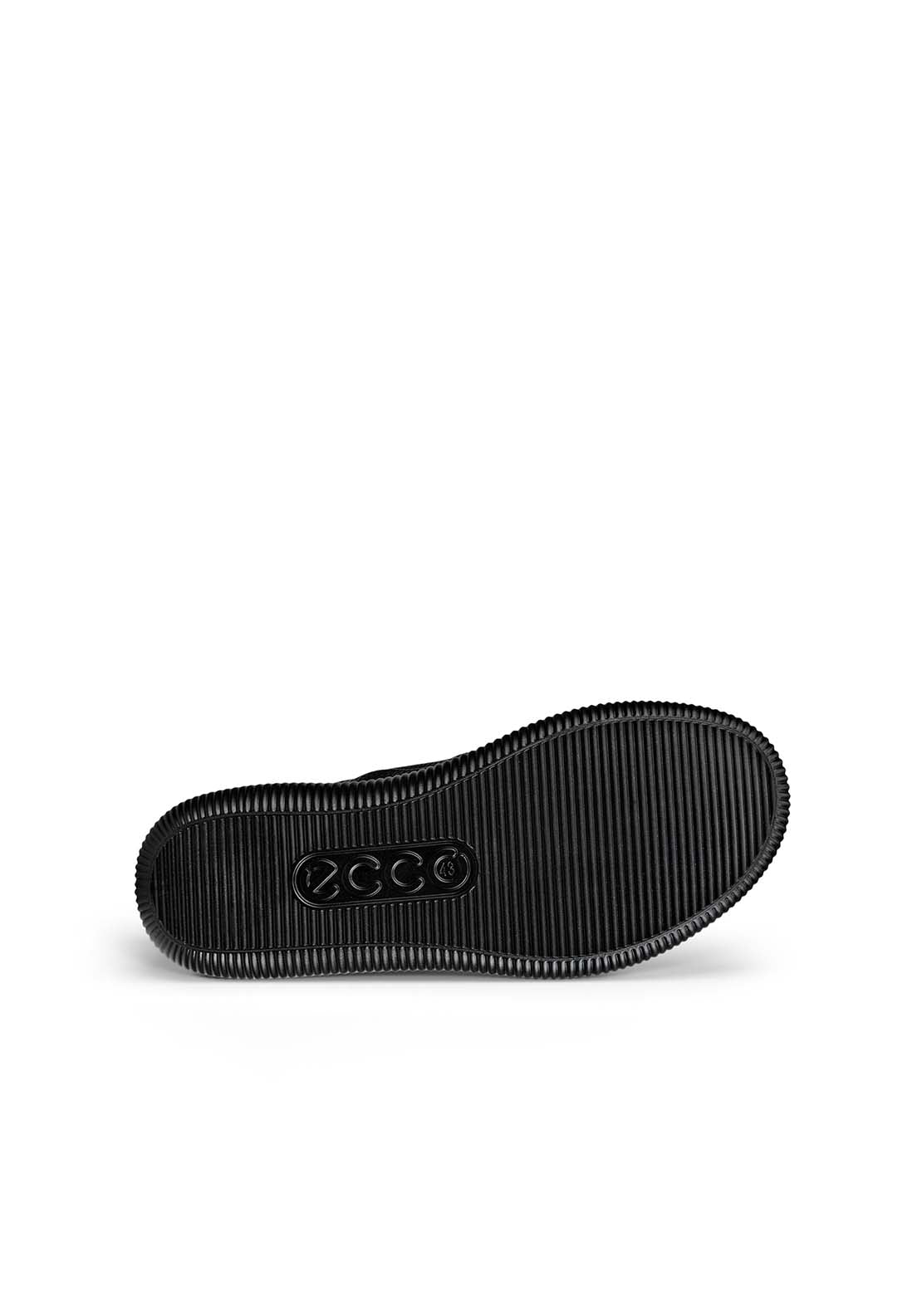 Ecco Soft Zero Casual Lace Shoe - Black 3 Shaws Department Stores