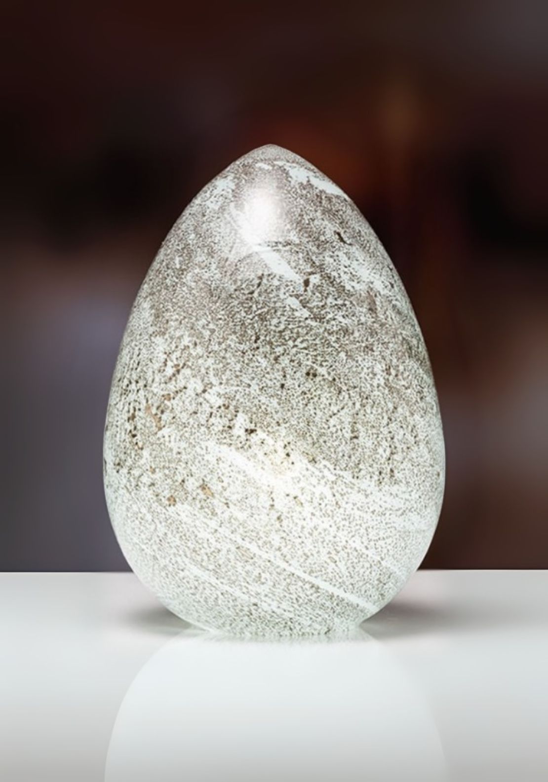 Glass Egg Lamp
