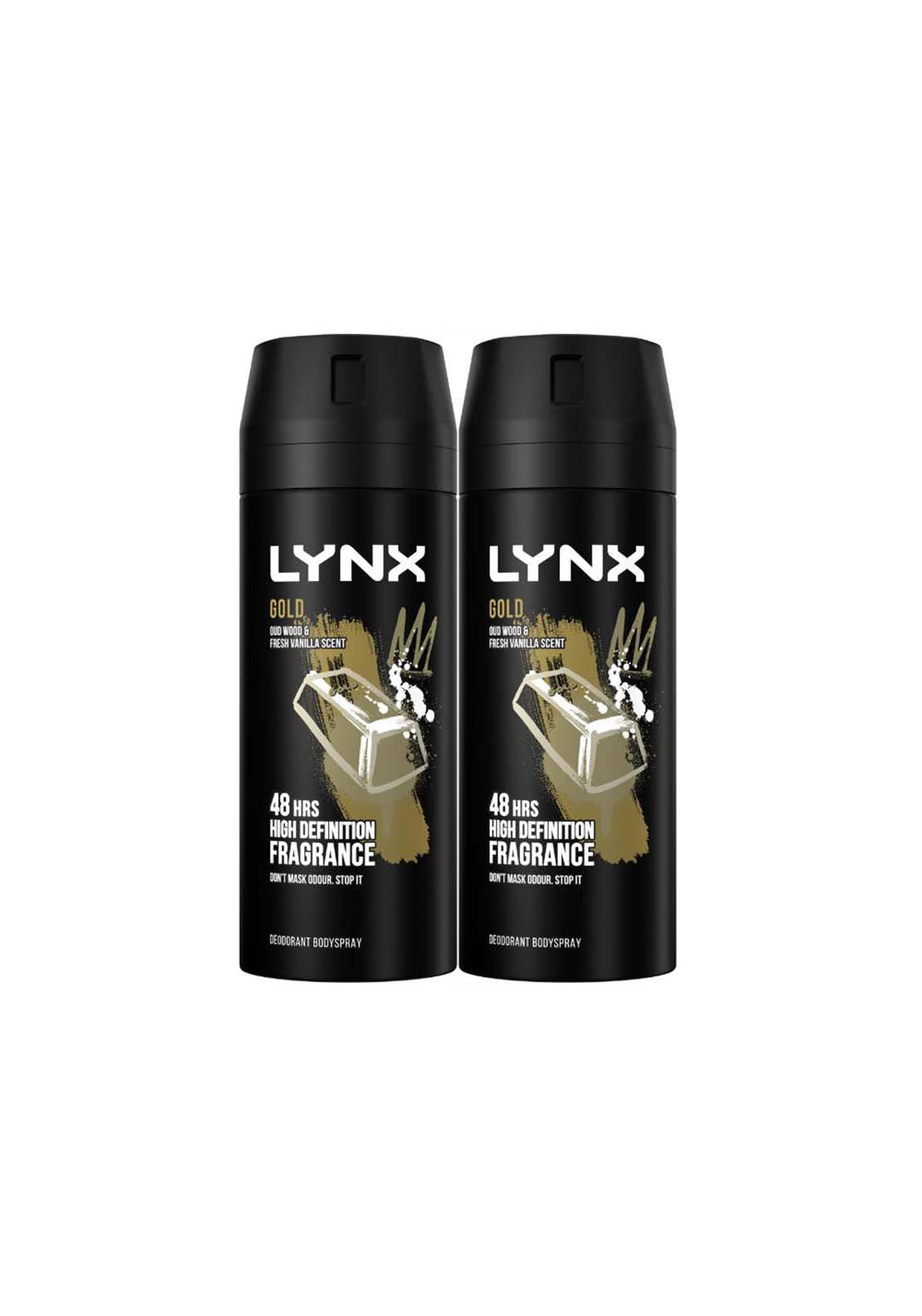 Lynx Body Gold Twin Pack 150ml 1 Shaws Department Stores