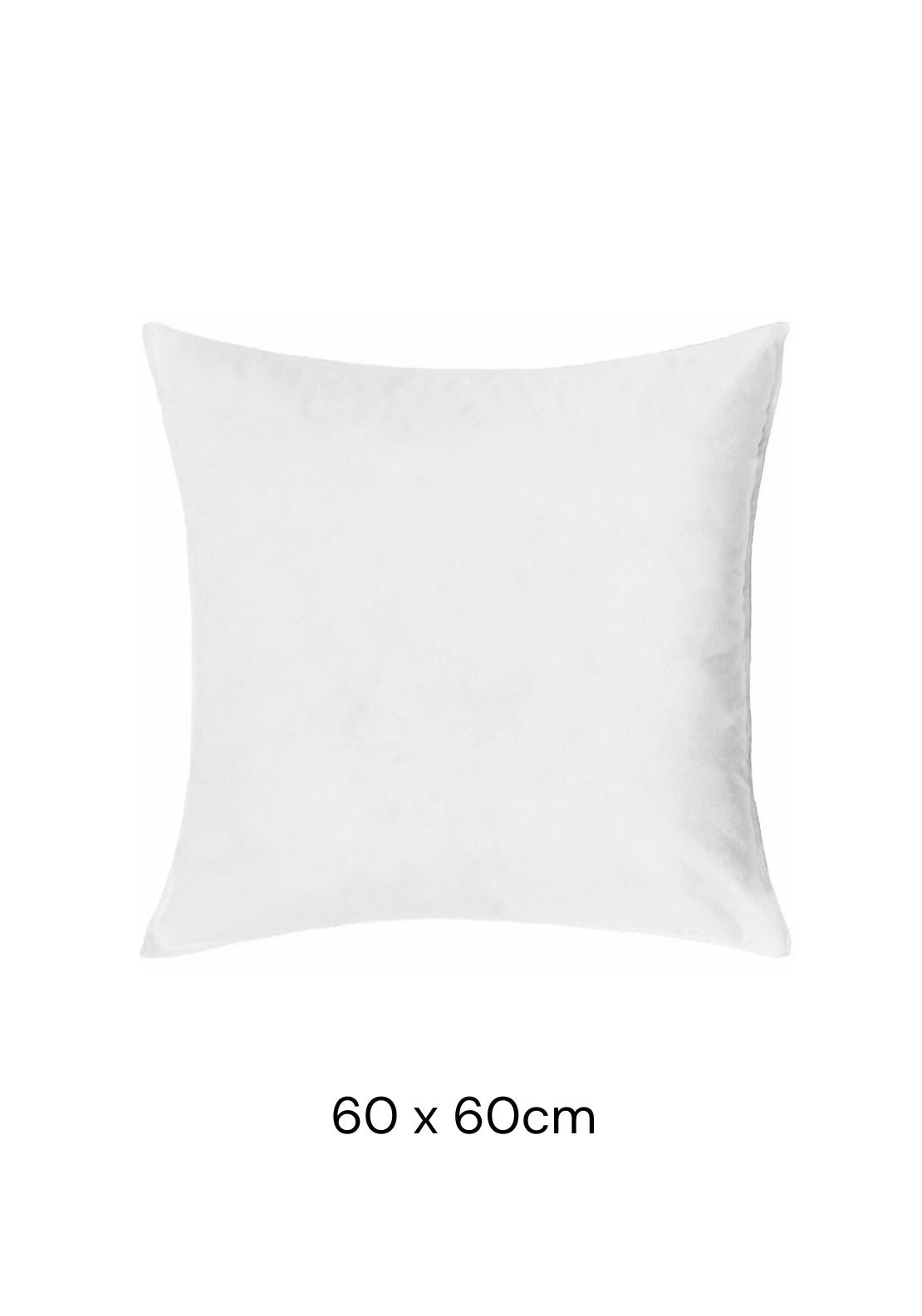 The Home Collection Cushion Insert 60 x 60cm - White 1 Shaws Department Stores