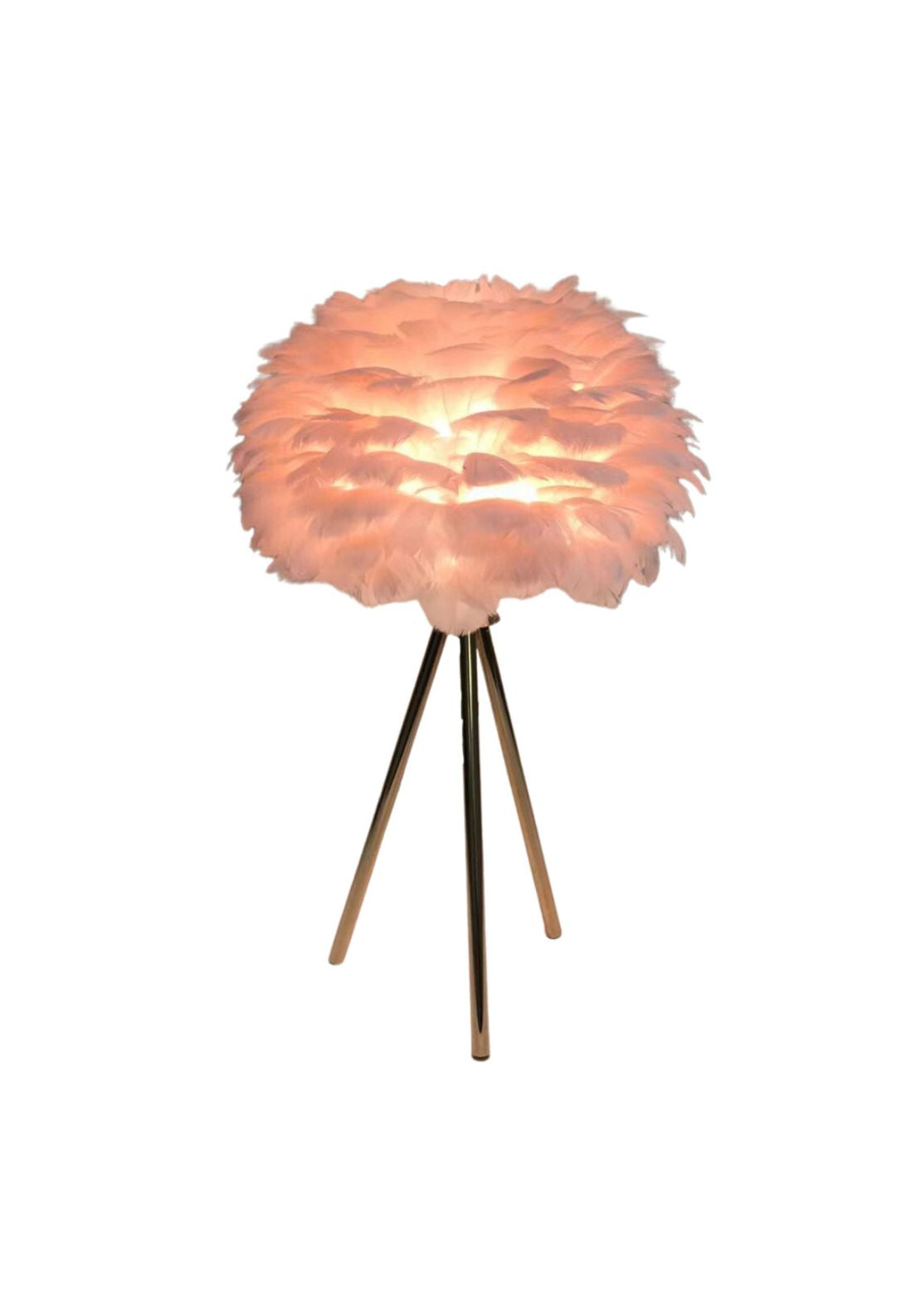 The Home Collection Feather Table Lamp - Pink 1 Shaws Department Stores