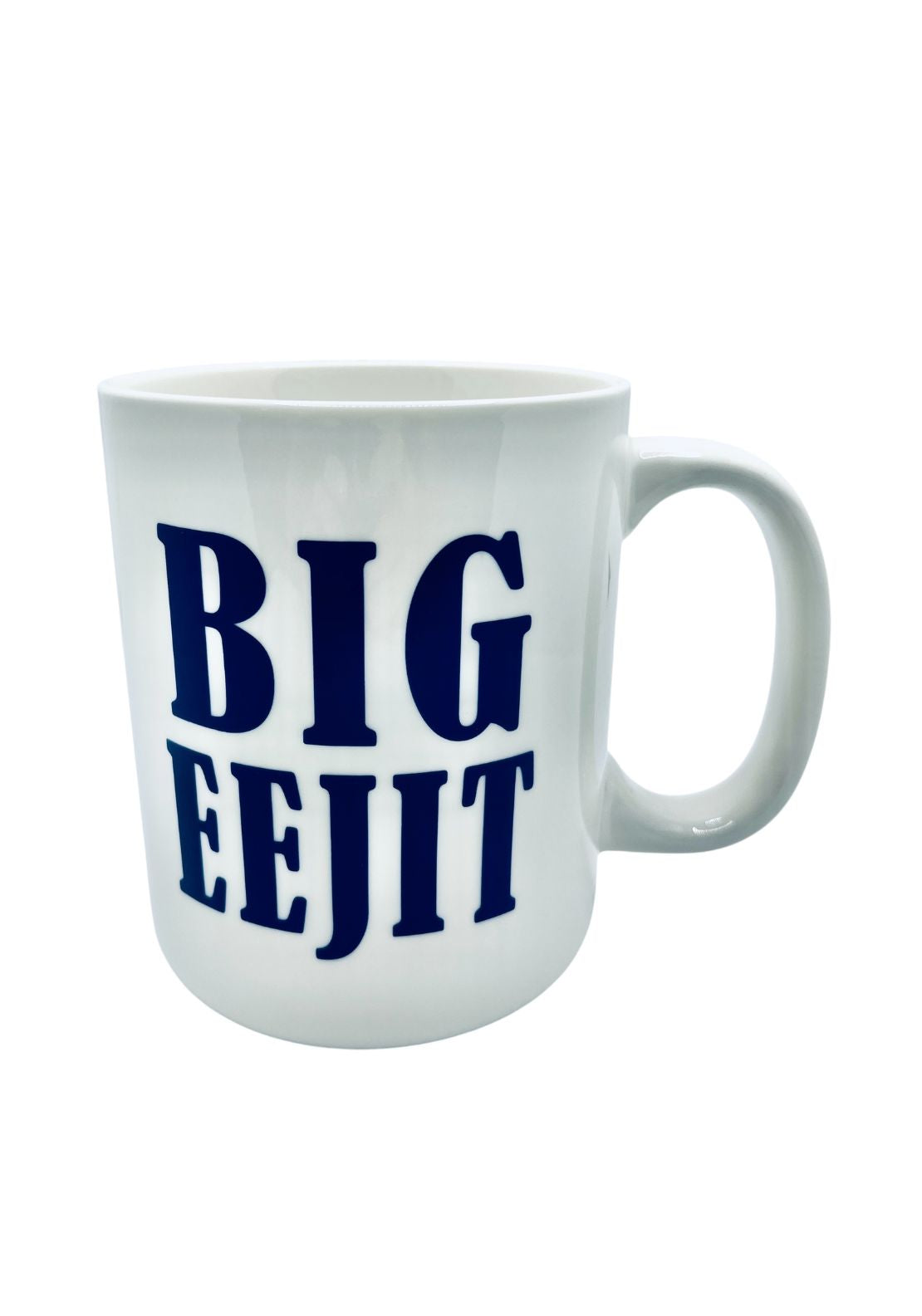 The Home Collection Extra Large Mug Big Eejit - White 1 Shaws Department Stores