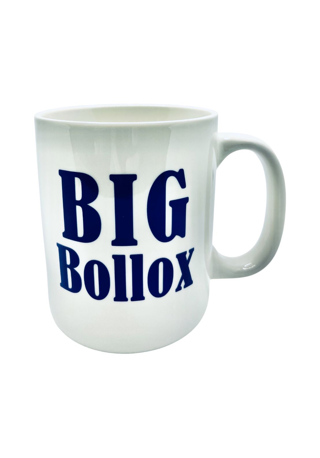 The Home Collection Extra Large Mug Big Bollox - White 1 Shaws Department Stores