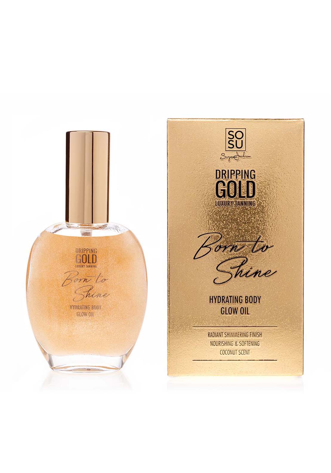 Sosu Born To Shine Body Oil Golden 50ml 1 Shaws Department Stores