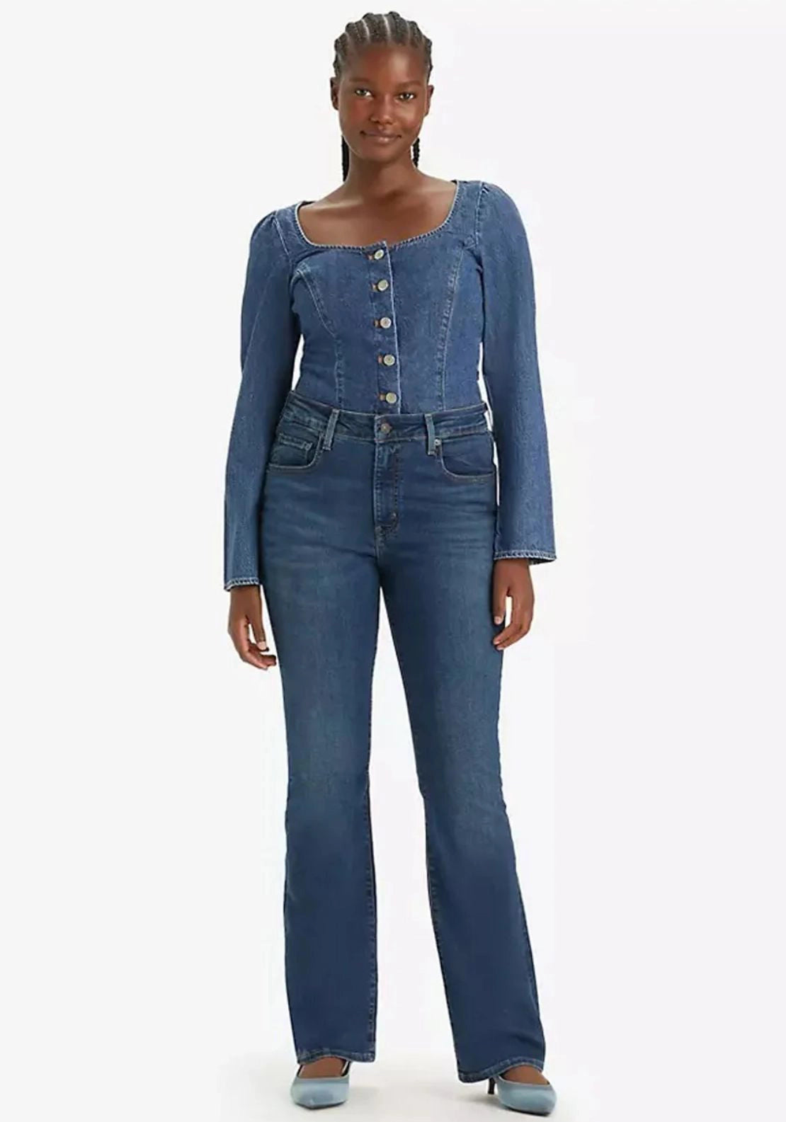 Levis 725 High Rise Bootcut 3 Shaws Department Stores