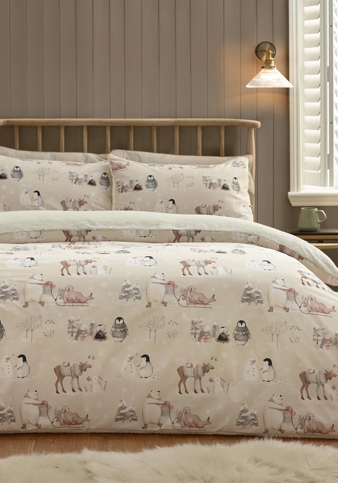 The Home Collection Frosty Friends Duvet Cover Set 1 Shaws Department Stores