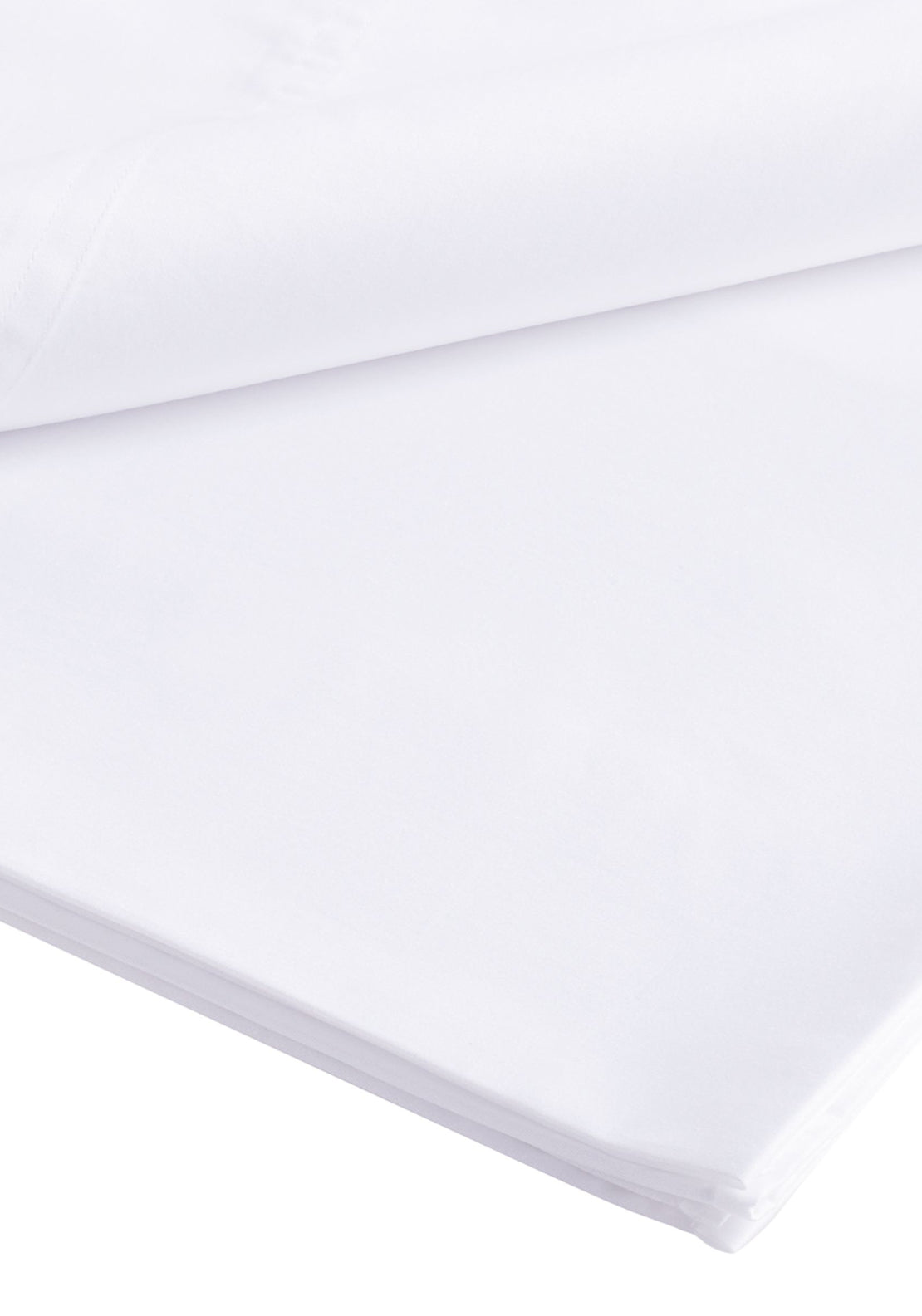 Bianca Luxury 800 Thread Count 100% Cotton Sateen Flat Sheet - White 3 Shaws Department Stores