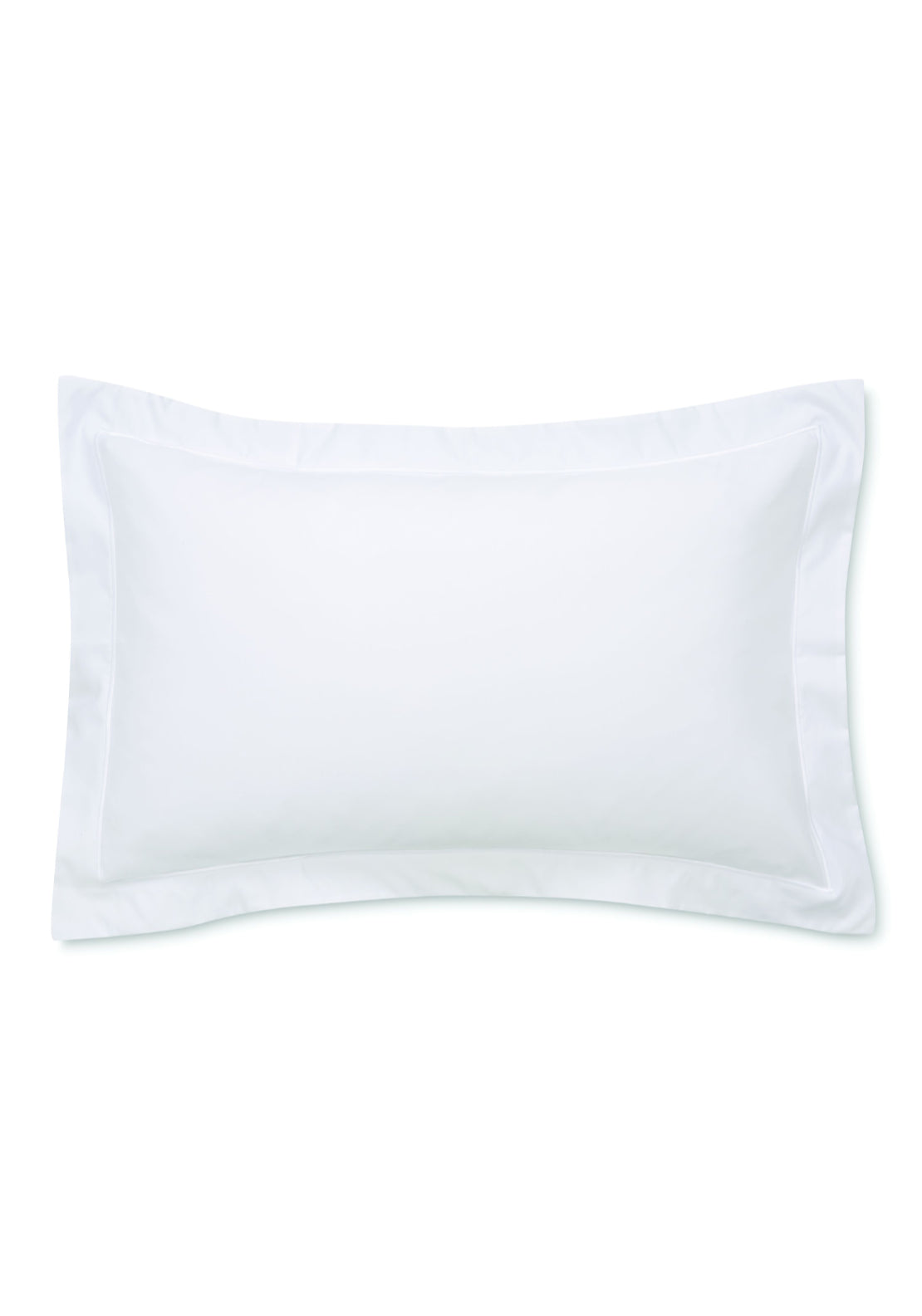 Bianca Luxury 800 Thread Count 100% Cotton Sateen Oxford Pillowcase - White 1 Shaws Department Stores