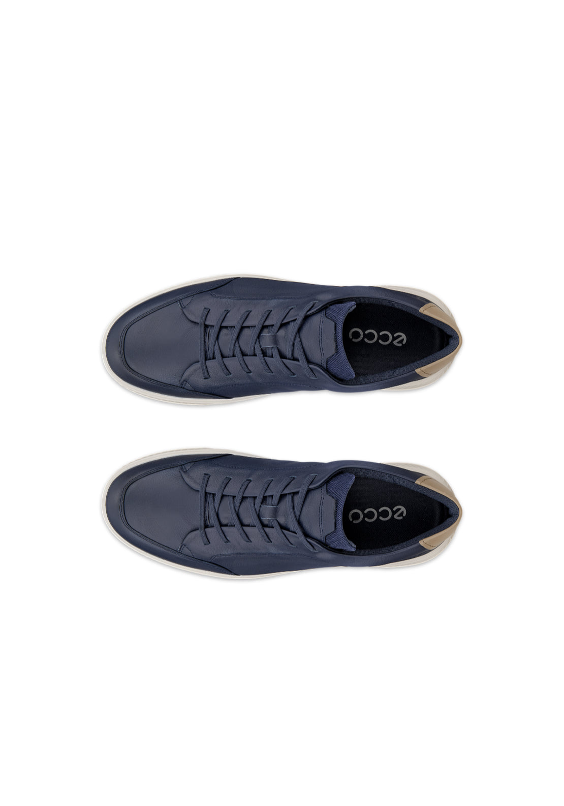 Ecco Move Laced Casual Shoe - Marine Mustard 2 Shaws Department Stores