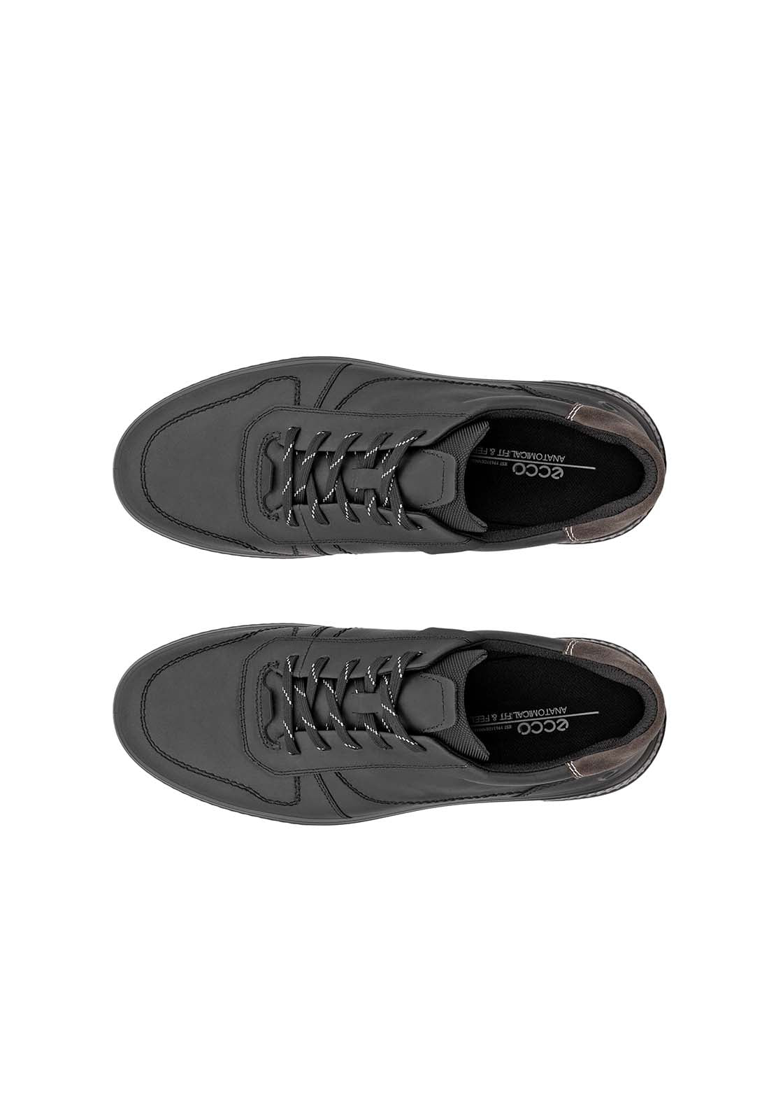 Ecco Move Lace Casual Shoe - Black Magnet 2 Shaws Department Stores