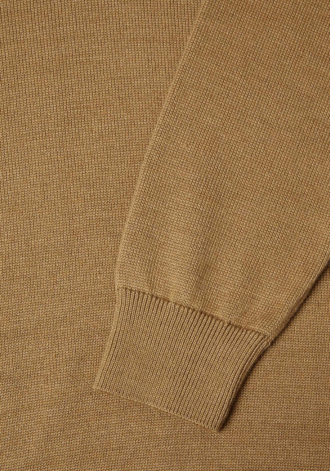DG Drifter Vee Neck Sweater - Dull Gold