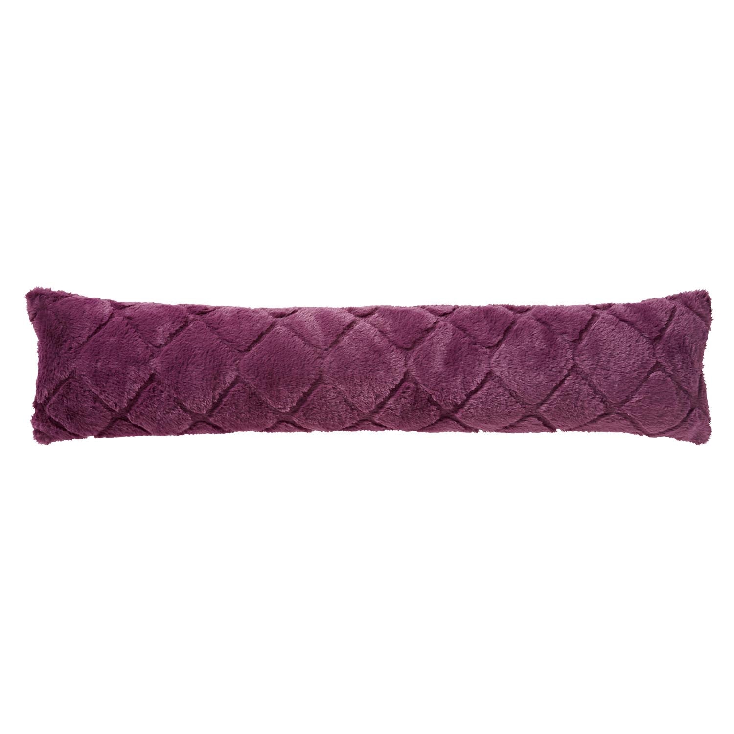 Catherine Lansfield Draught Excluder 90cm x 20cm - Plum 3 Shaws Department Stores