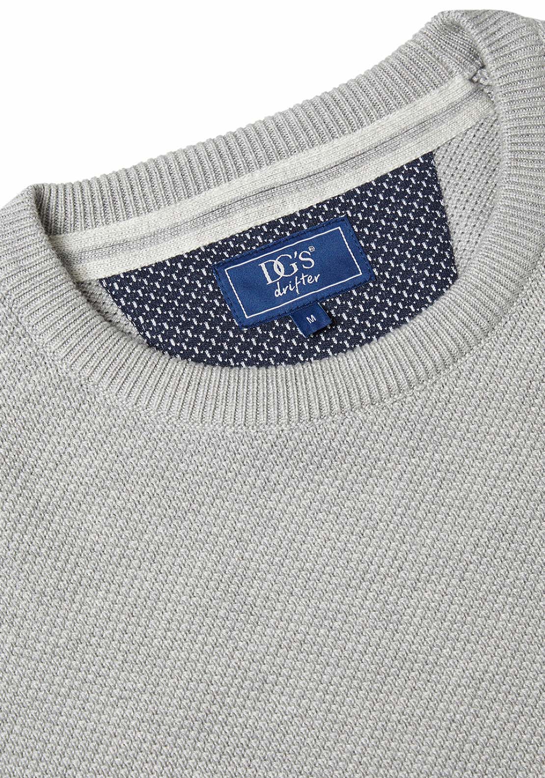 Cotton Crew Neck Sweater - Grey