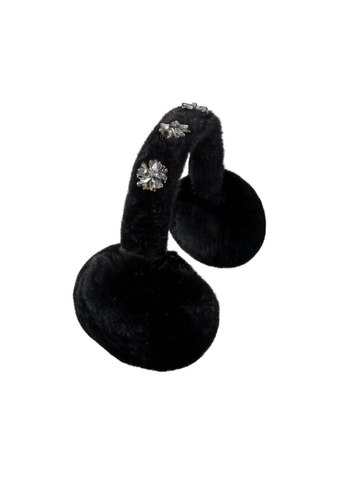 Something Special Plush Diamante Earmuff &amp; Thermal Mug Set - Black 1 Shaws Department Stores