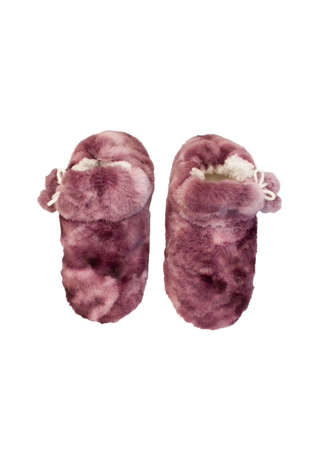 Something Special Plush Slip On Cosies - Berry 2 Shaws Department Stores