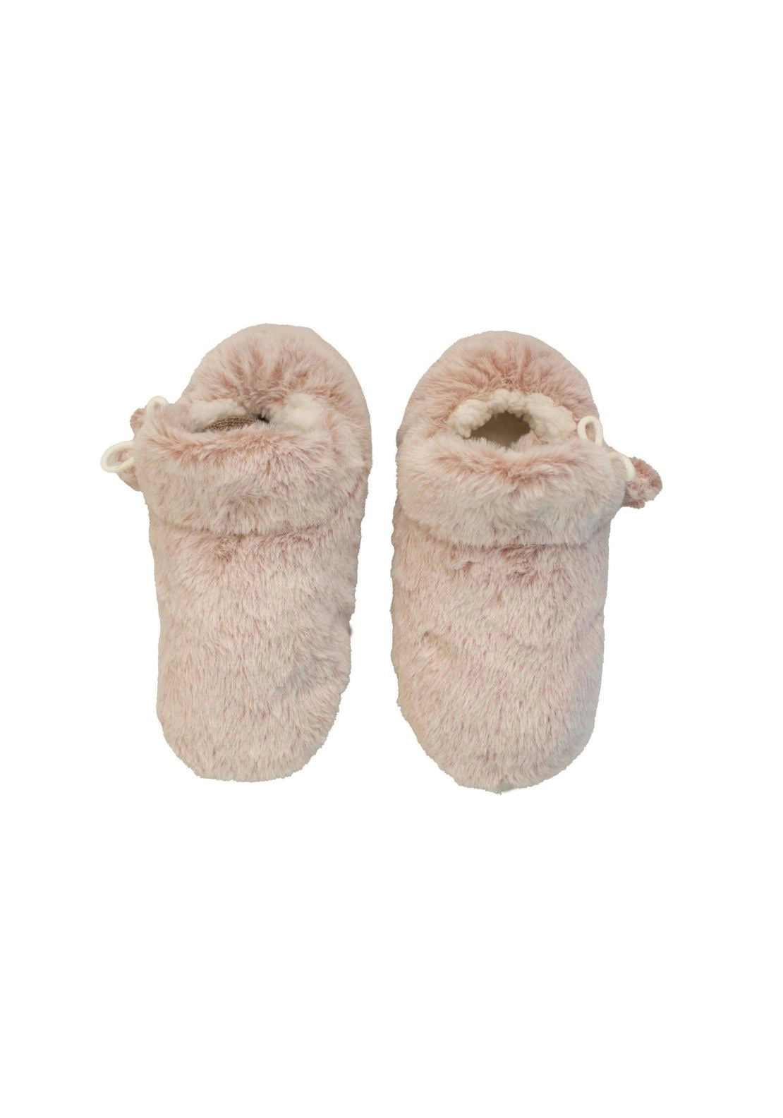 Something Special Plush Slip On Cosies - Soft Pink 2 Shaws Department Stores
