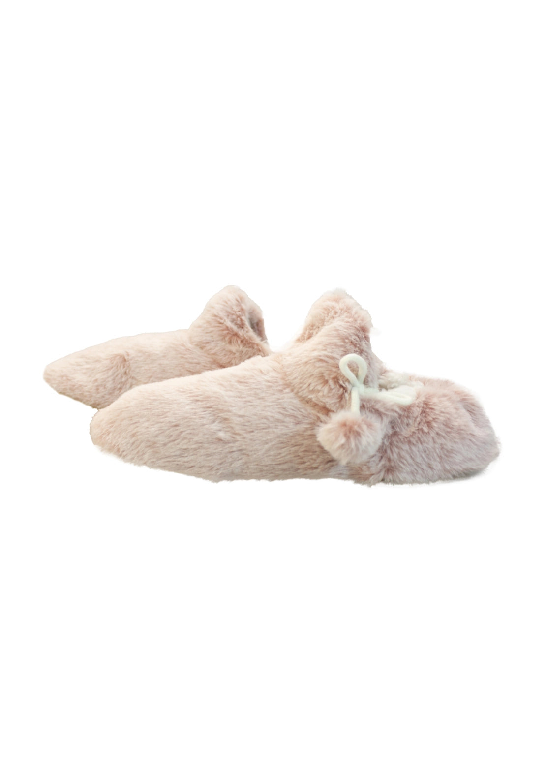 Something Special Plush Slip On Cosies - Soft Pink 1 Shaws Department Stores