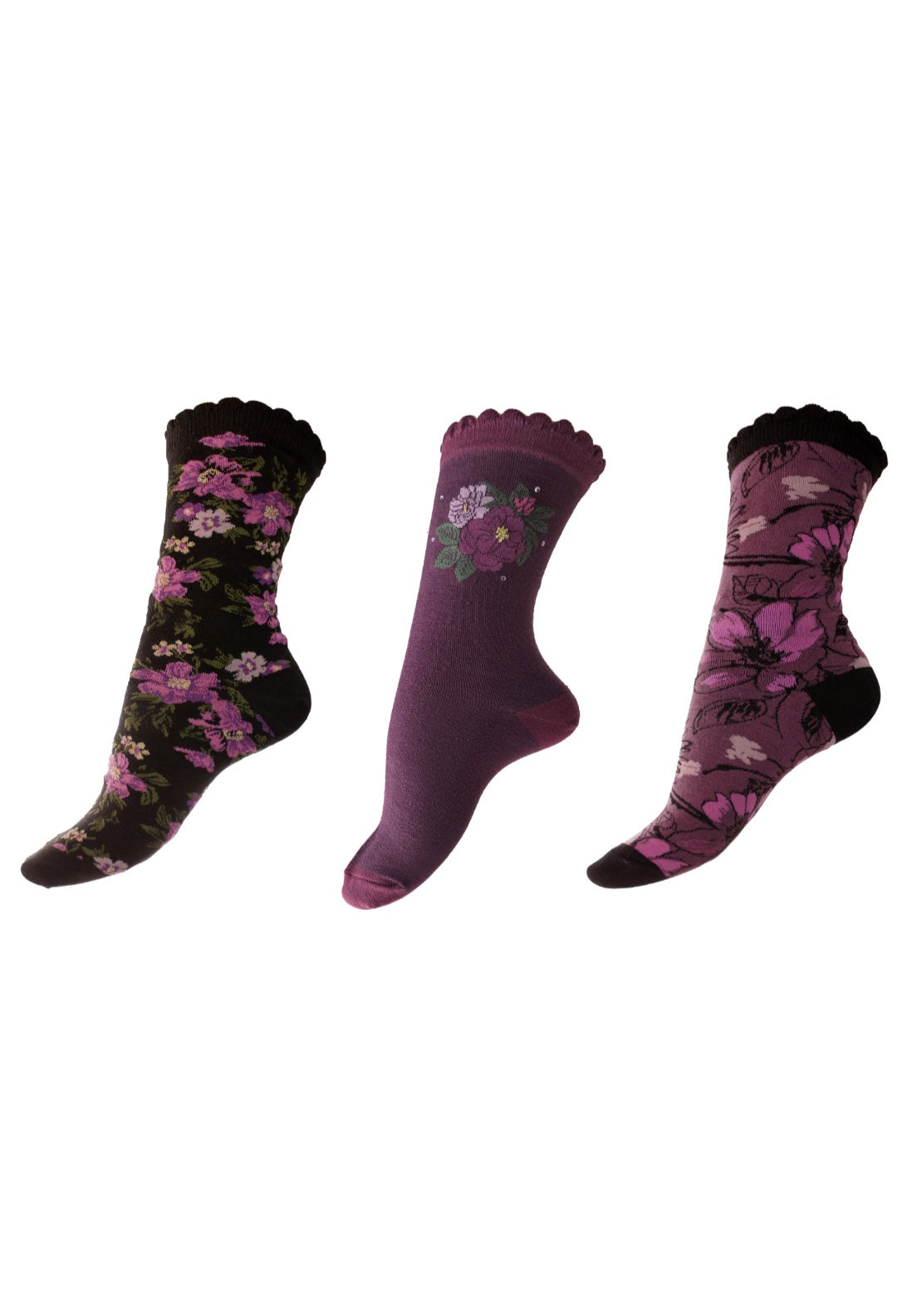 Something Special Book Of 3 Pair Sock Set - Black 2 Shaws Department Stores