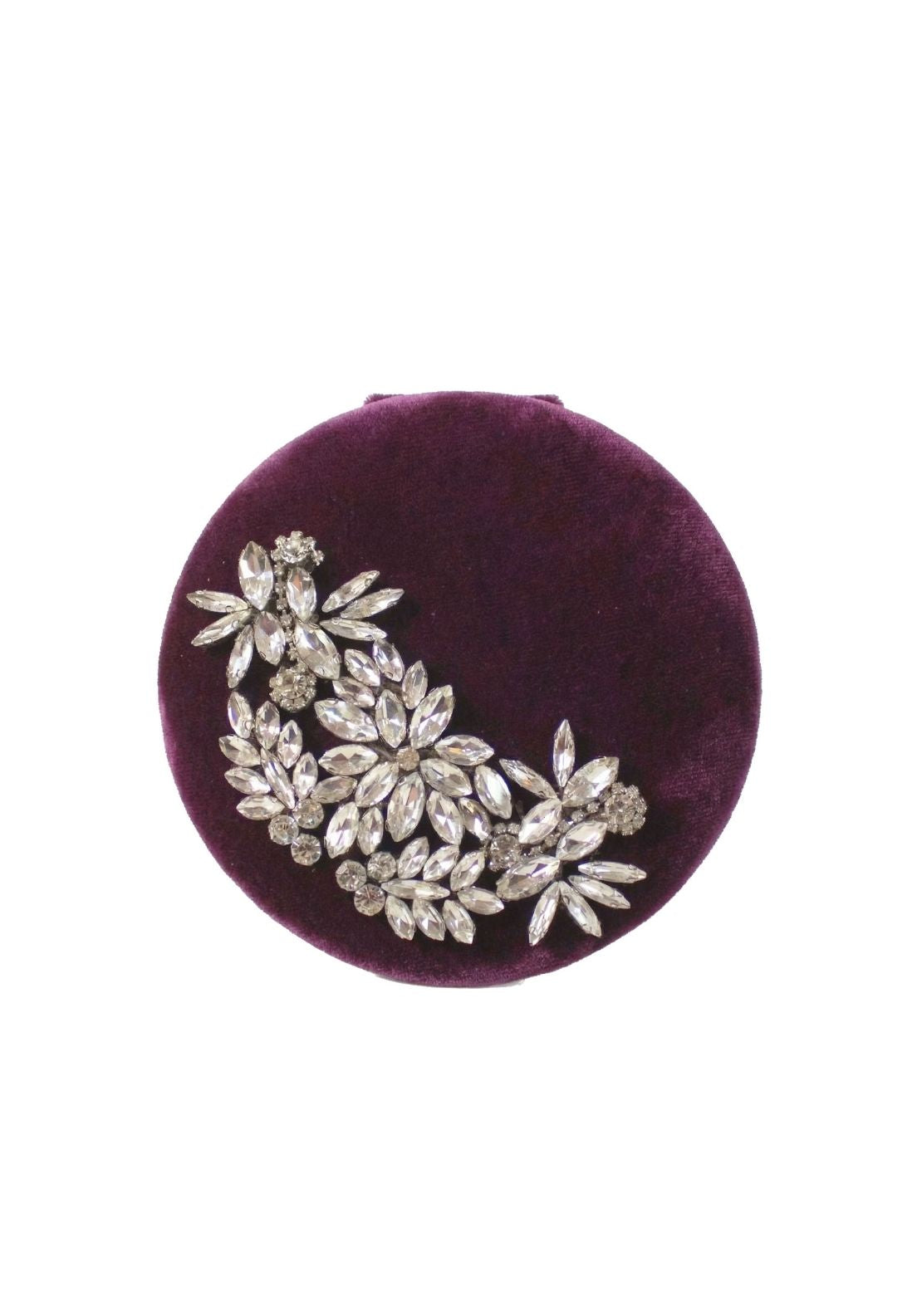 Something Special Embellished Led Light Jewellery Box - Dark Plum 1 Shaws Department Stores