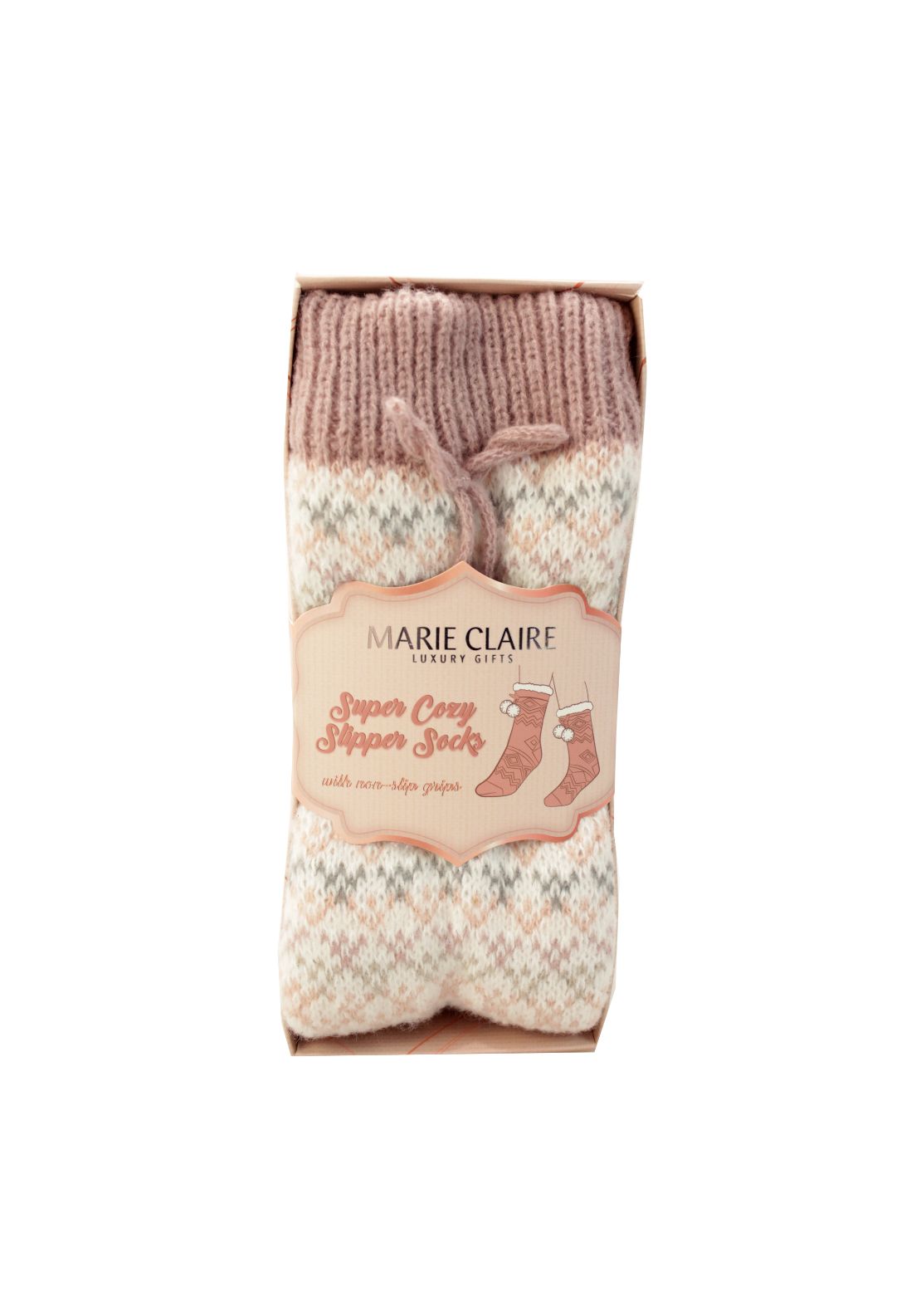 Marie Claire Super Soft Slipper Socks - Diamond 1 Shaws Department Stores