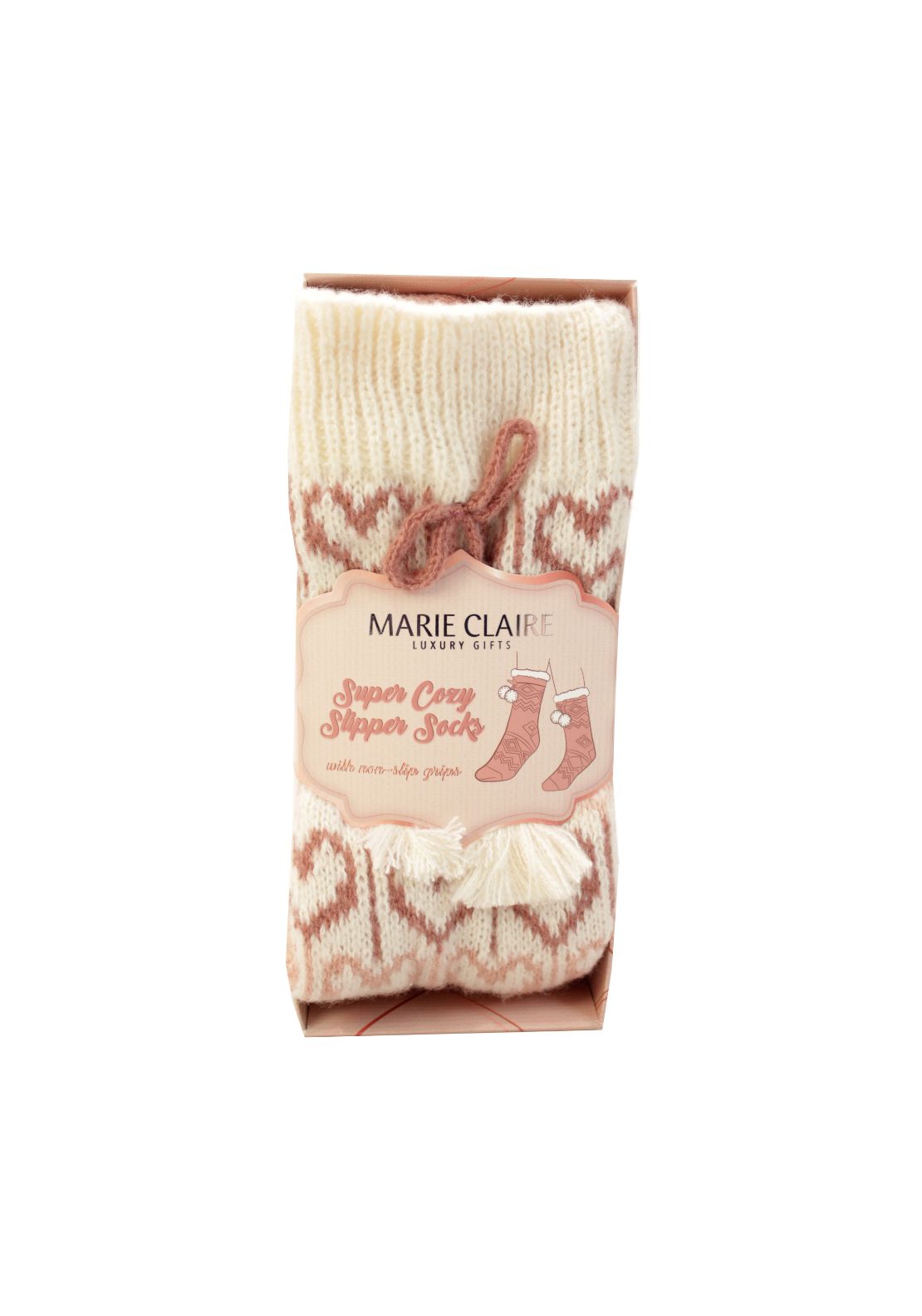 Something Special Gifts Super Soft Slipper Socks - Hearts 1 Shaws Department Stores