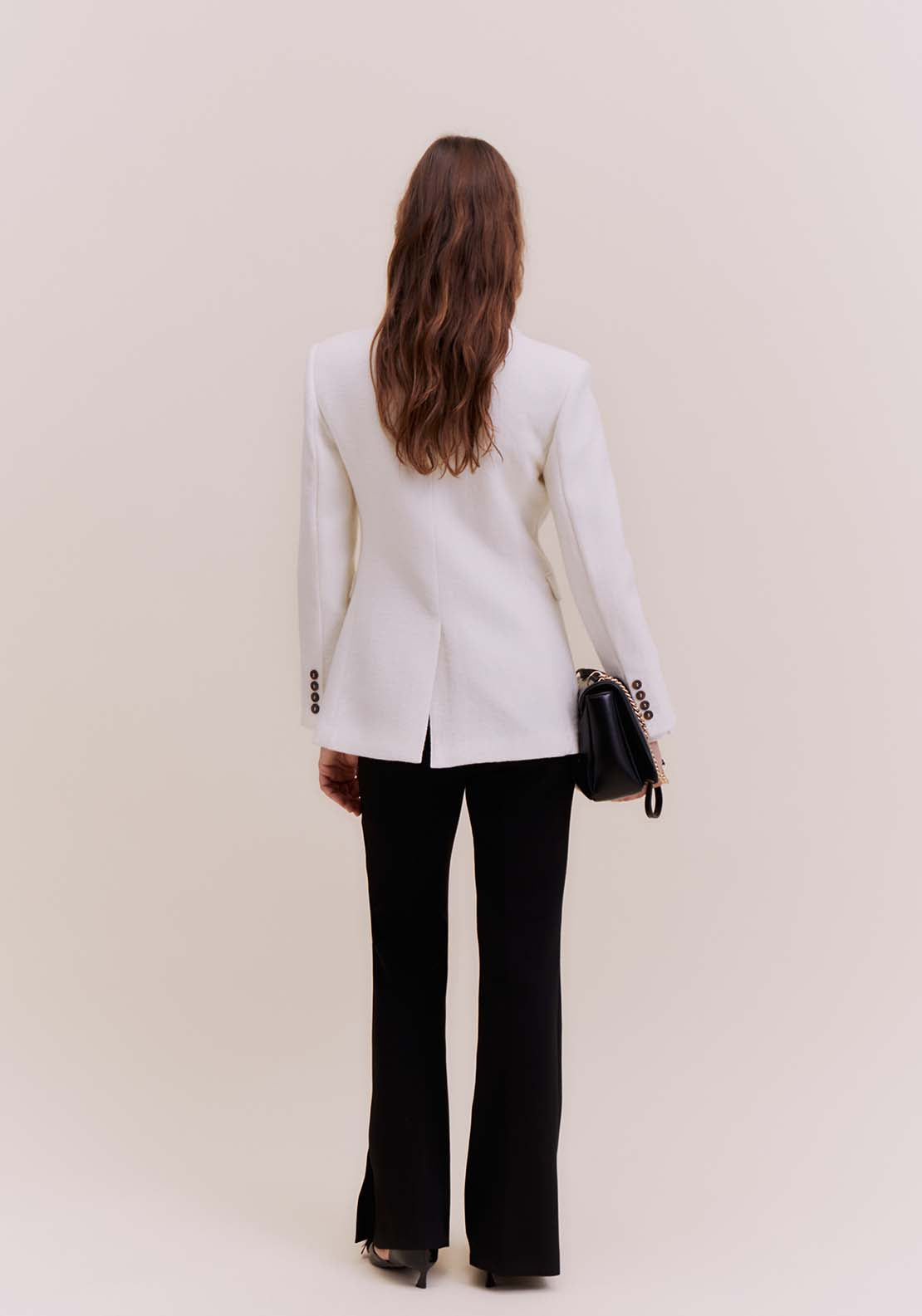 Sfera Double-breasted jacket - Ecru 4 Shaws Department Stores