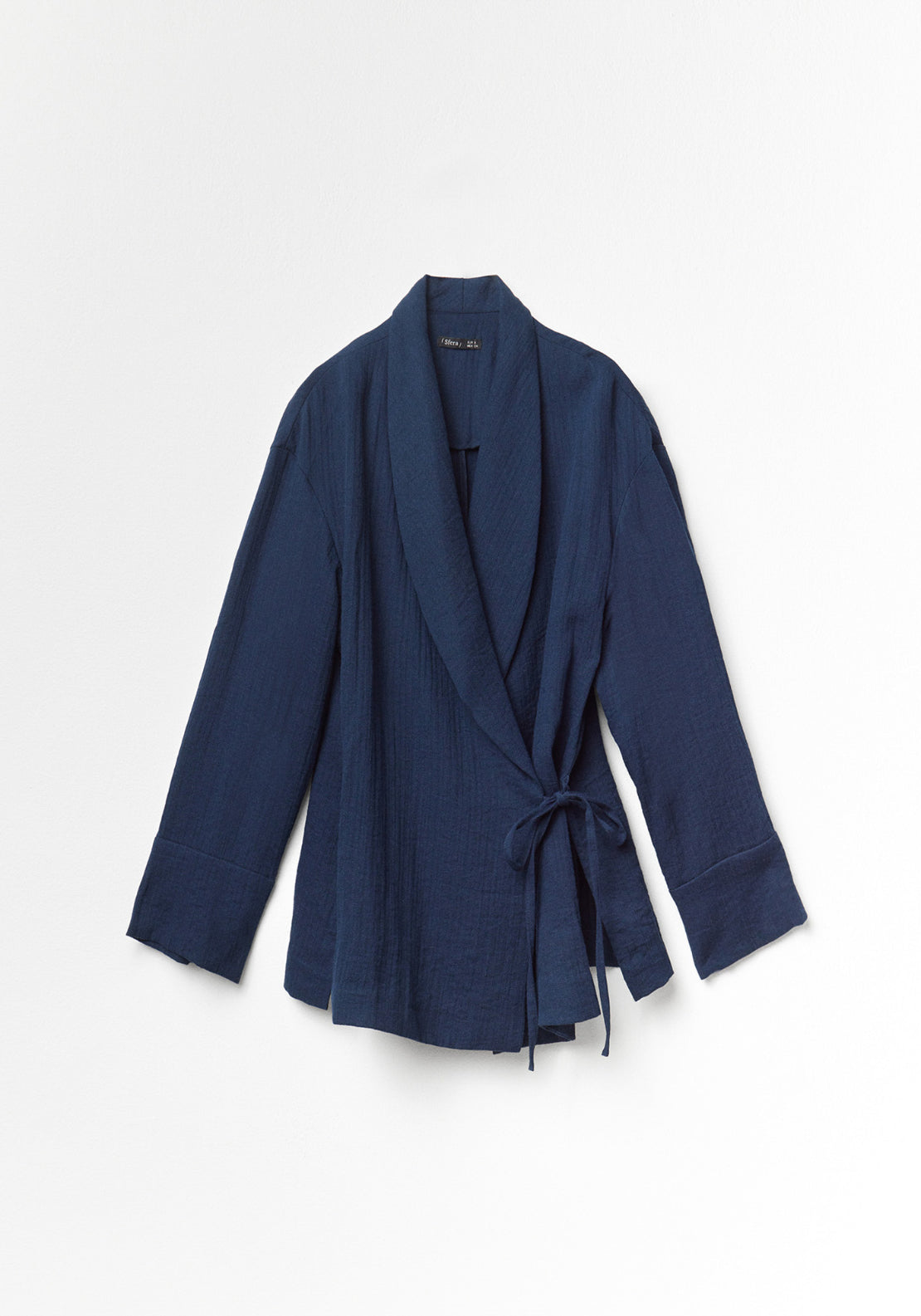 Wrap Shawl Jacket - Blue