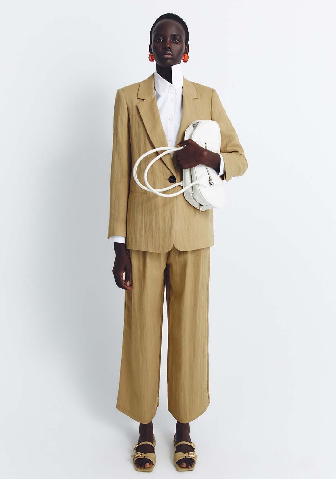 Sfera Woven Suit Jacket - Camel 4 Shaws Department Stores