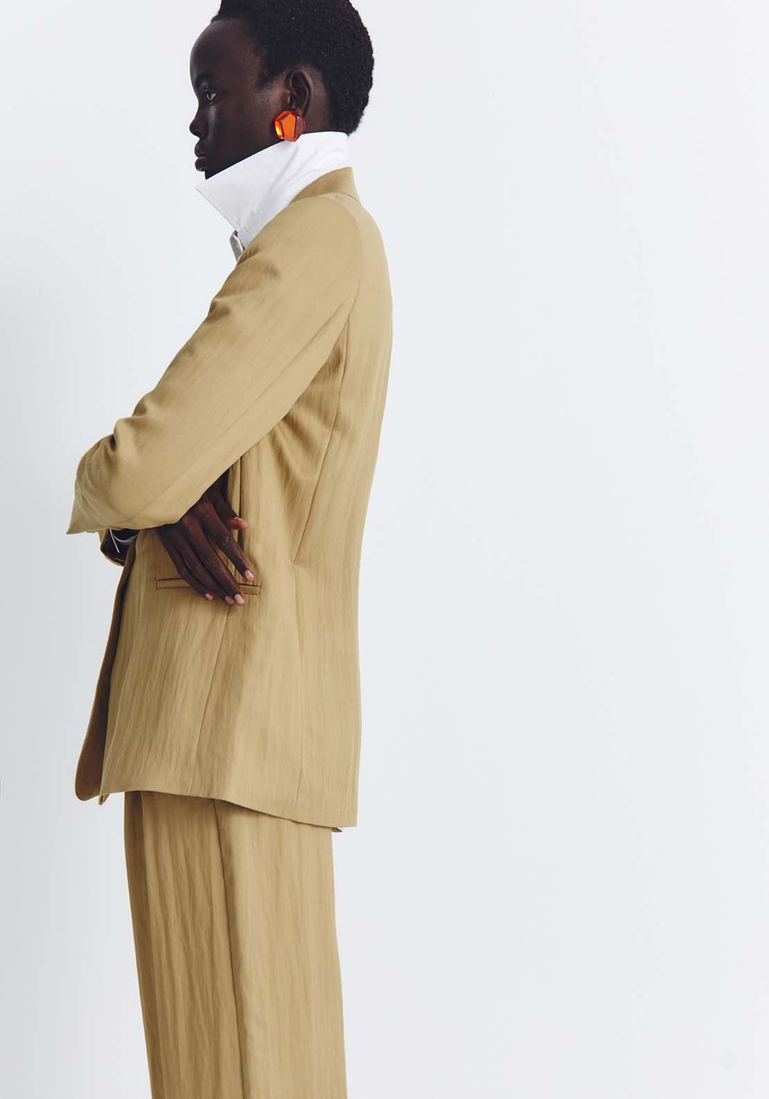 Sfera Woven Suit Jacket - Camel 2 Shaws Department Stores