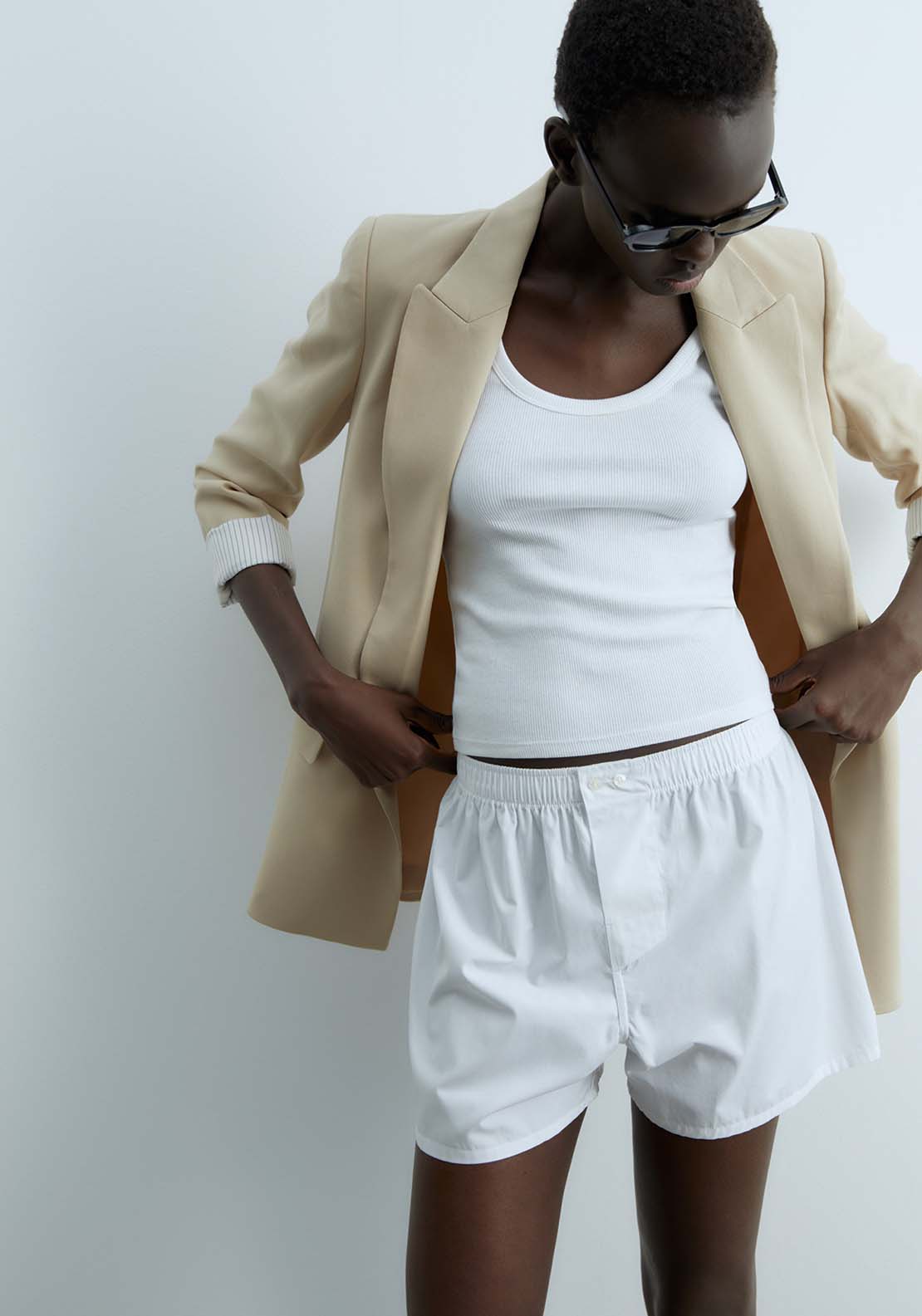 Sfera Structured Jacket - Beige 1 Shaws Department Stores