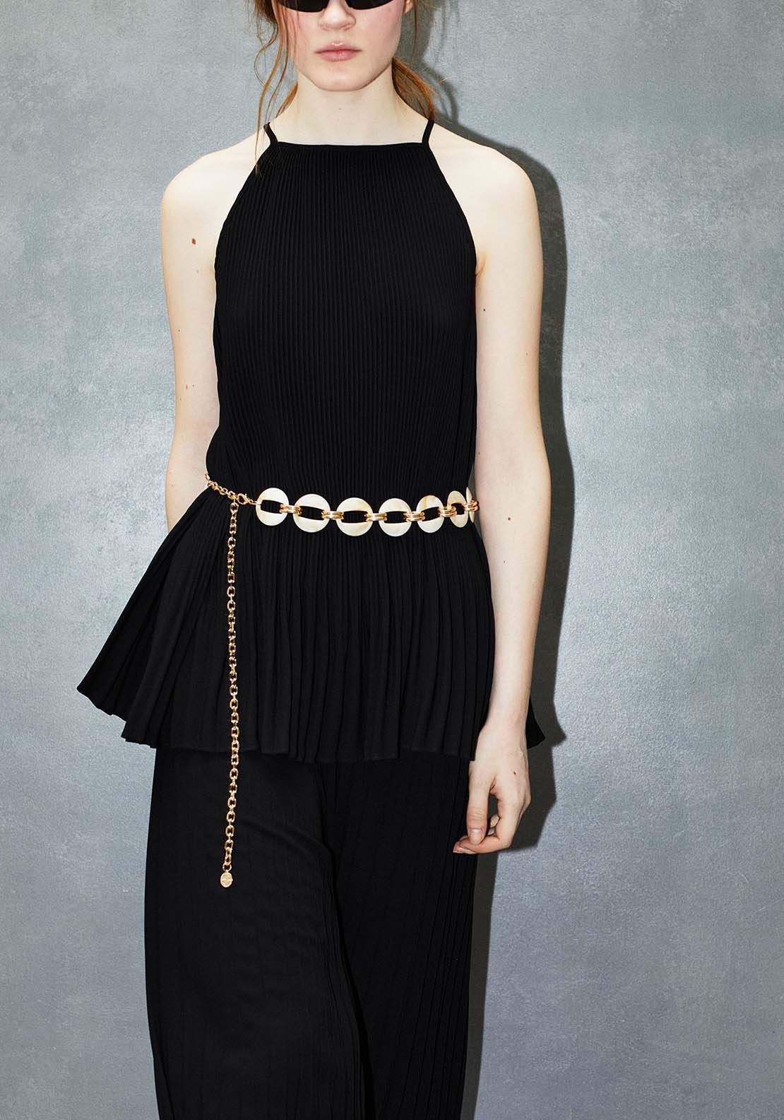 Sfera Pleated Trousers - Black 4 Shaws Department Stores