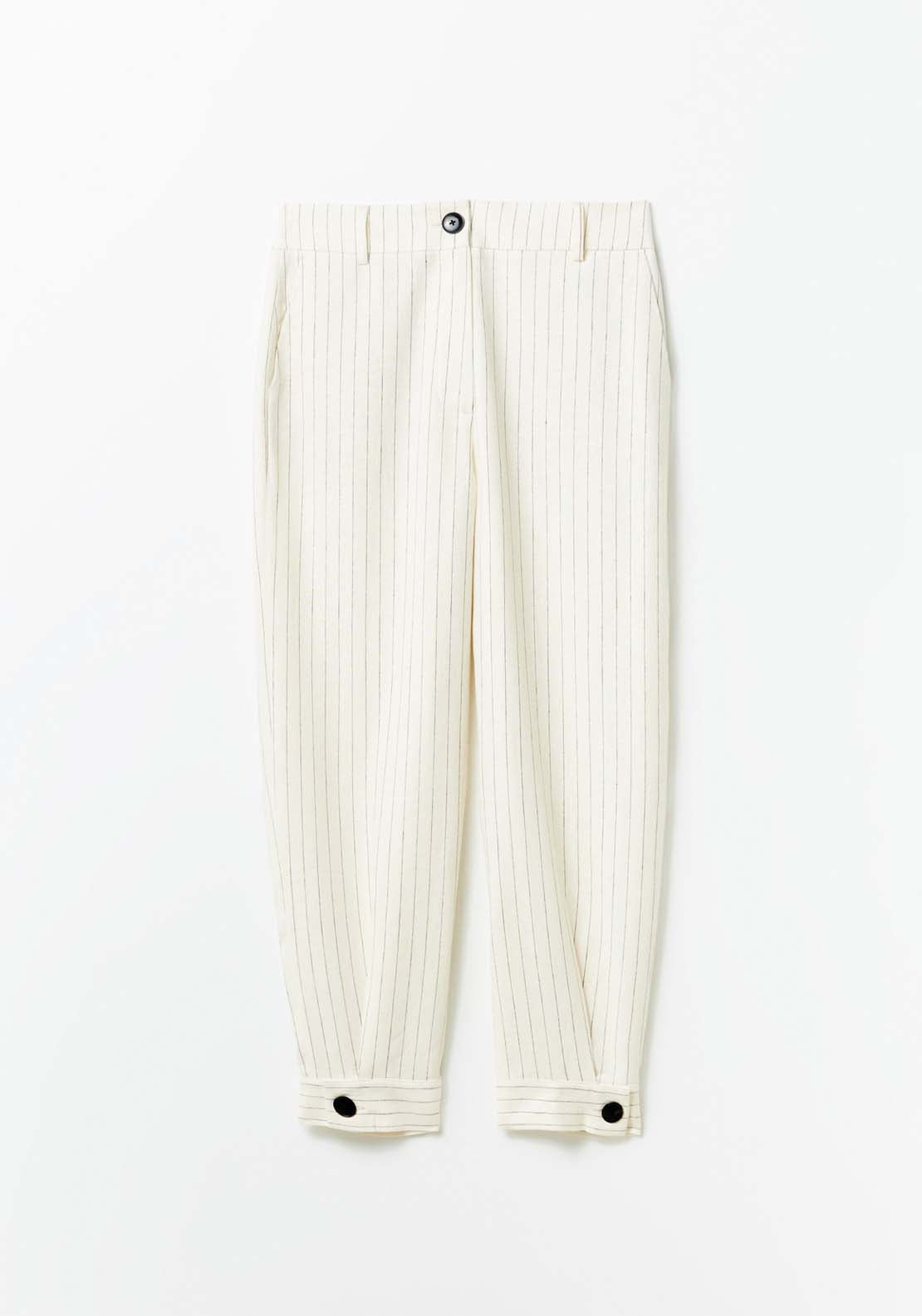 Sfera Stripes linen trousers 5 Shaws Department Stores
