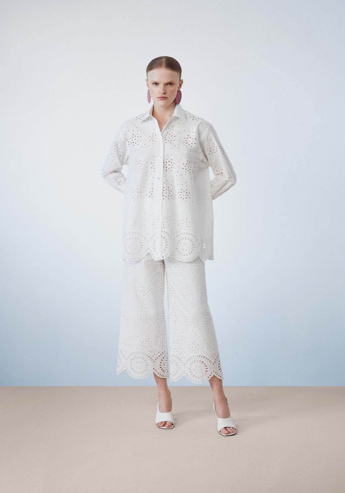 Sfera Schiffli trousers 2 Shaws Department Stores
