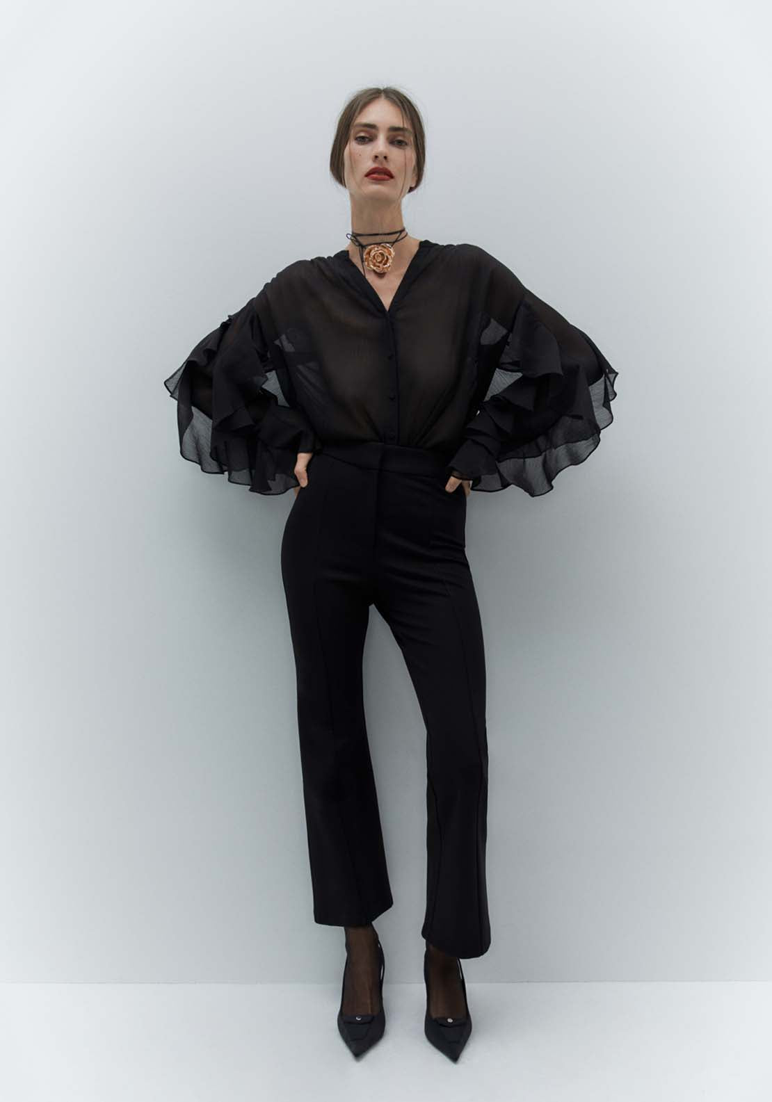 Sfera Flared Leggings - Black 4 Shaws Department Stores