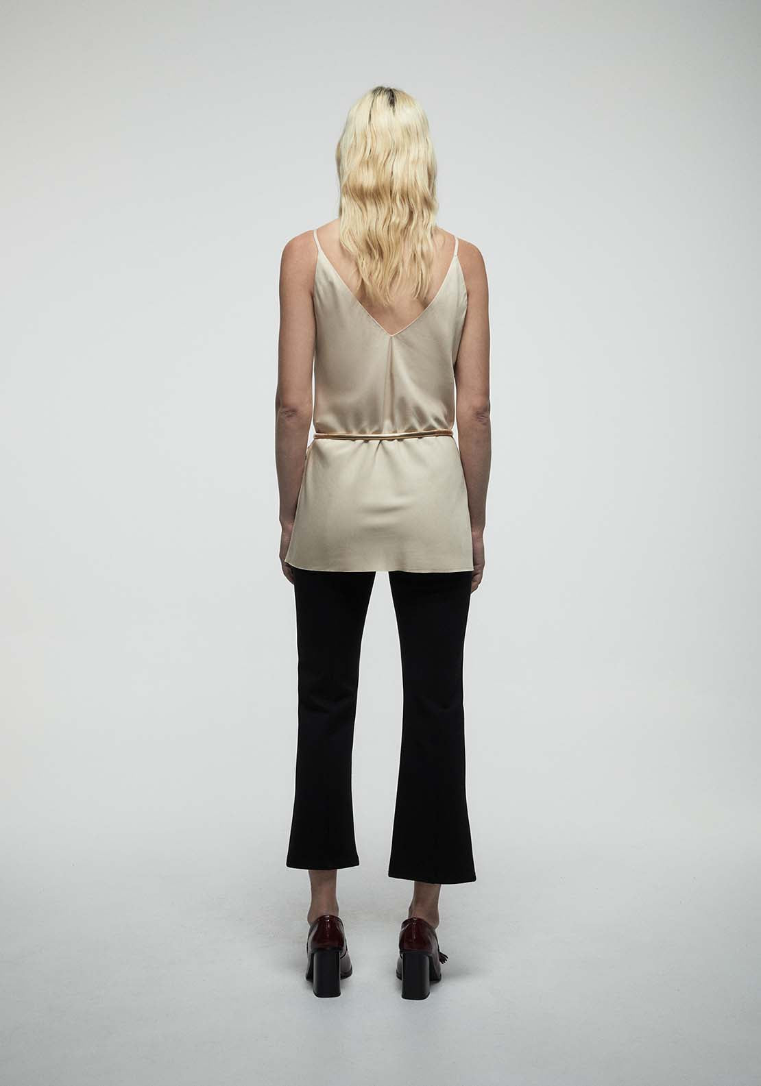 Zip Flare Leggings - Black