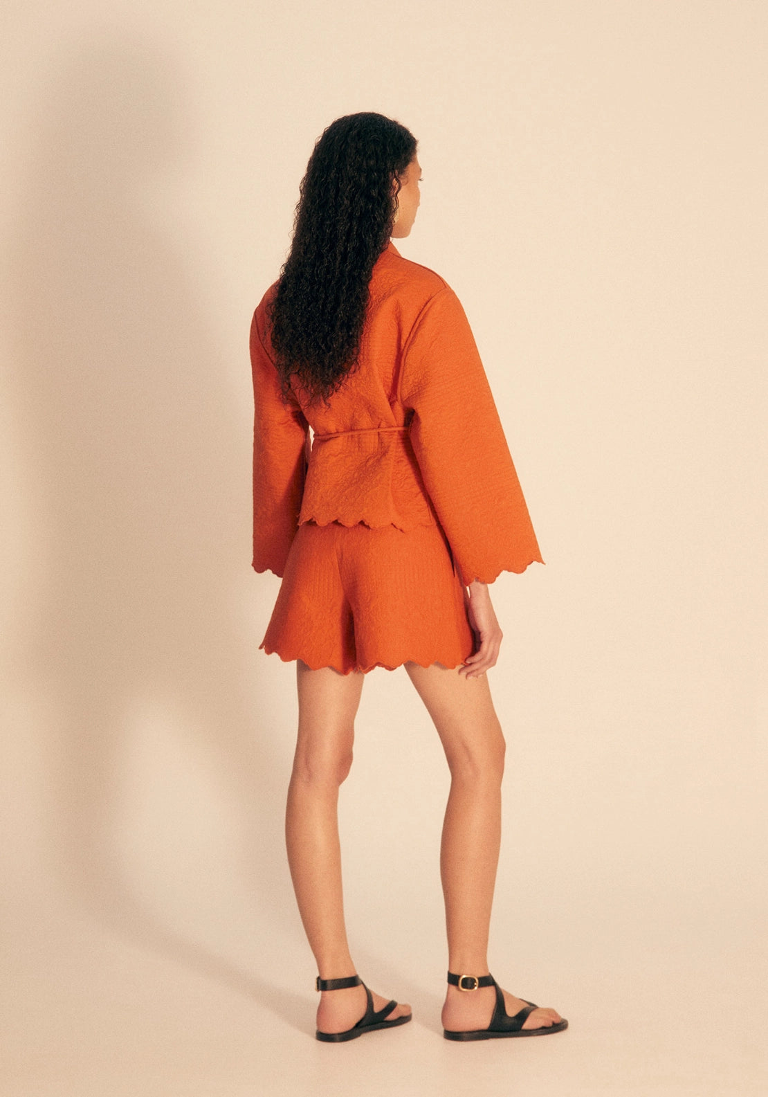 Quilted Shorts - Saffron