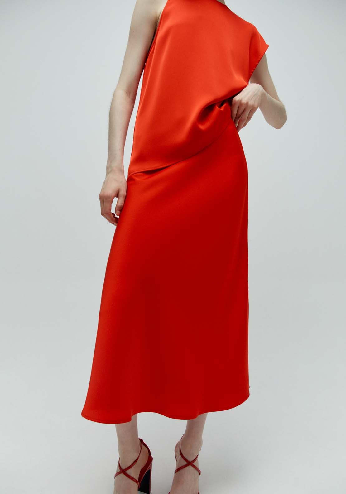 Sfera Camisole skirt - Red 4 Shaws Department Stores