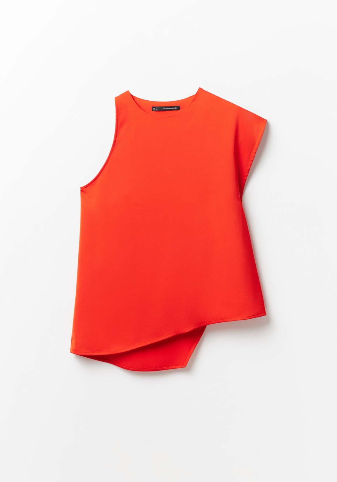 Sfera Asymmetrical top - Red 7 Shaws Department Stores