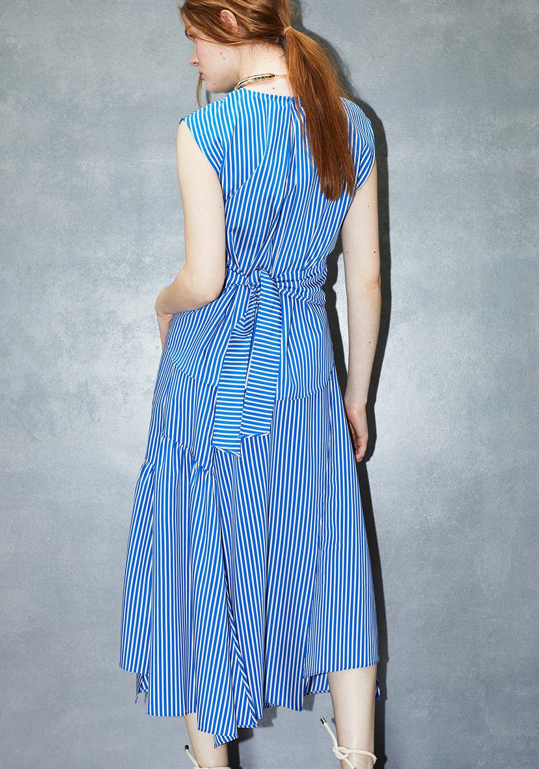 Sfera Stripes Strappy Top - Blue 2 Shaws Department Stores