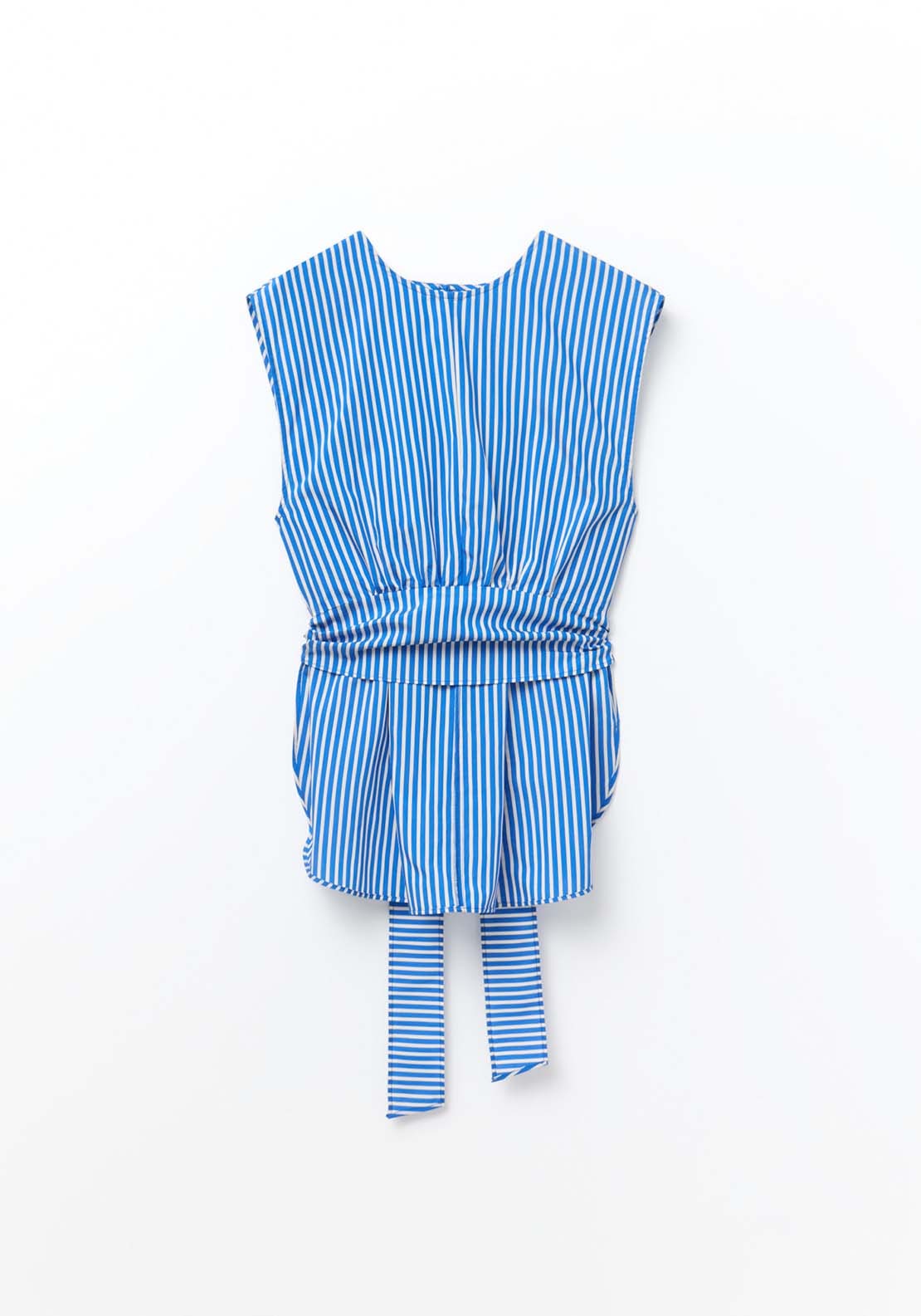 Sfera Stripes Strappy Top - Blue 5 Shaws Department Stores